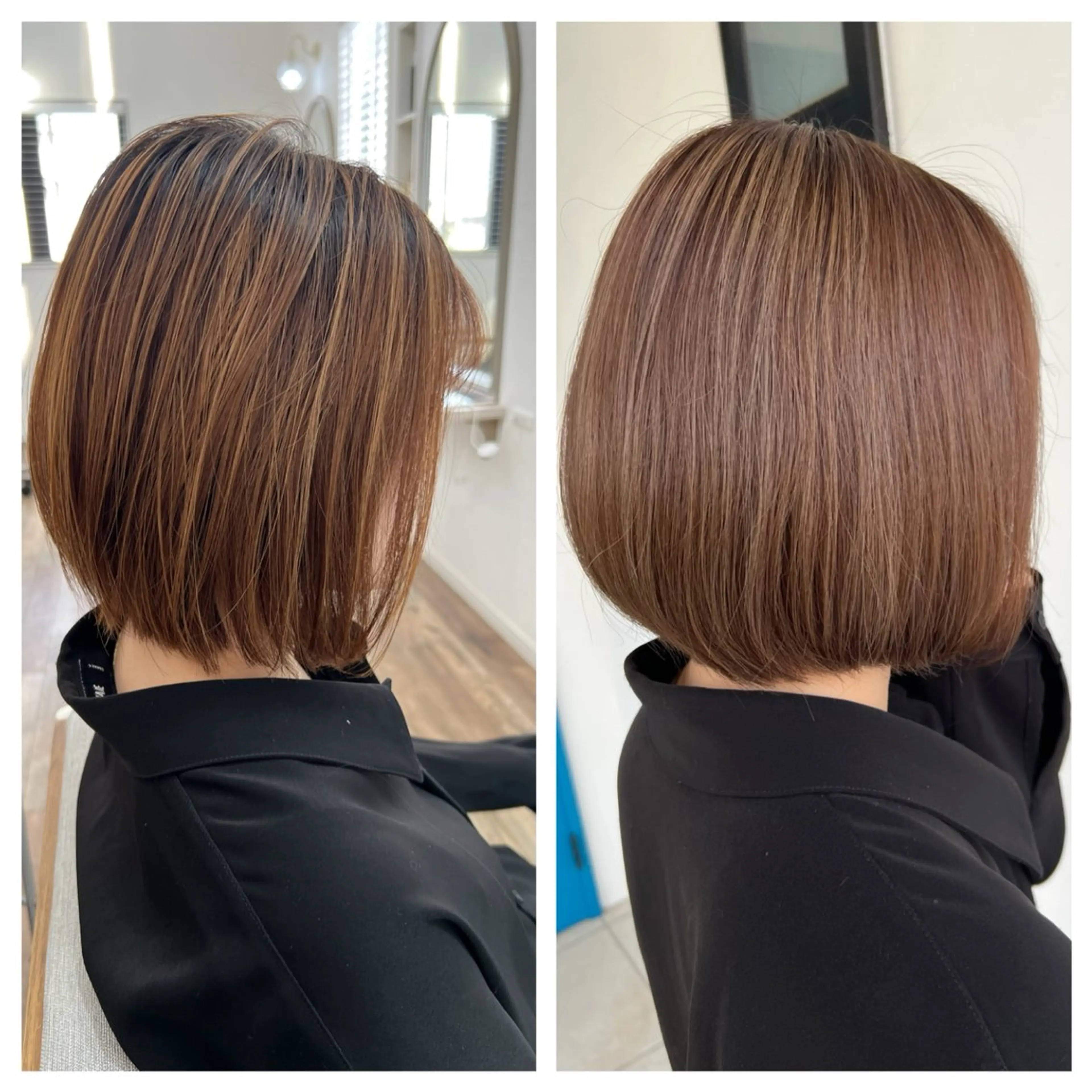 カラー ベージュカラー ハイライトカラー 似合わせ／ショート 菊田のヘアスタイル