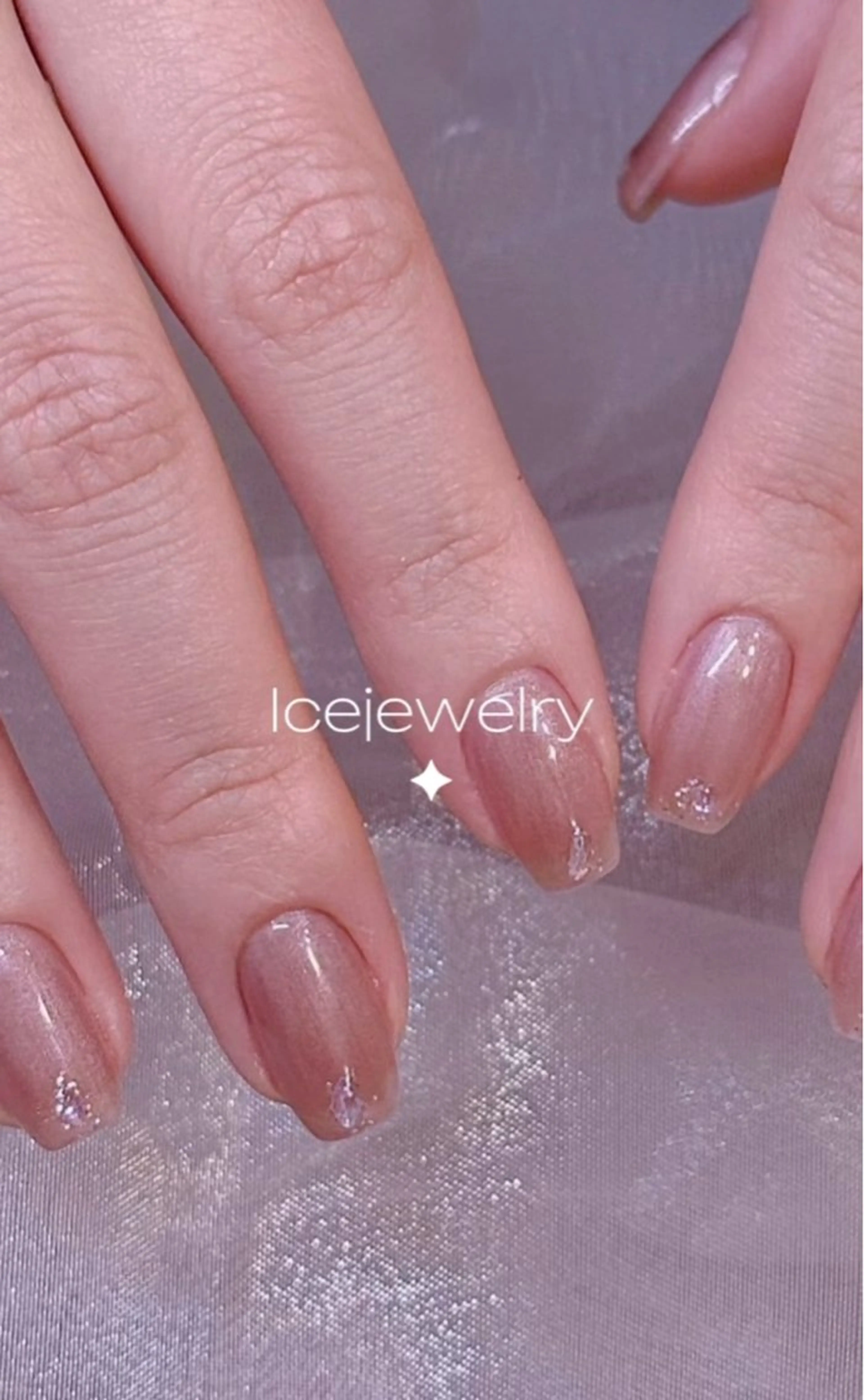 ネイル マグネットネイル ストーンネイル ハンドネイル T. Kasumiのネイルデザイン