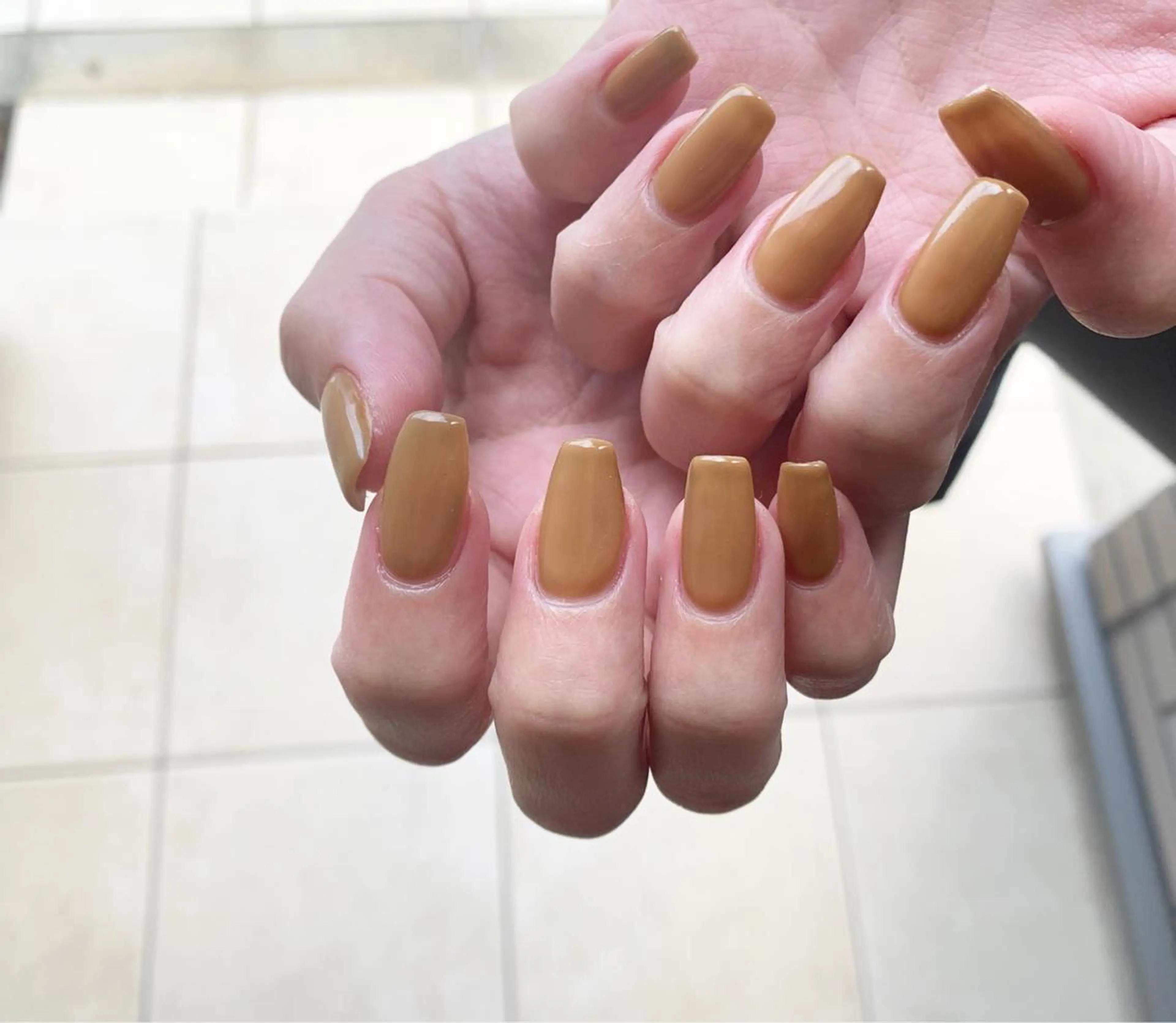 ワンカラー・ラメグラの写真