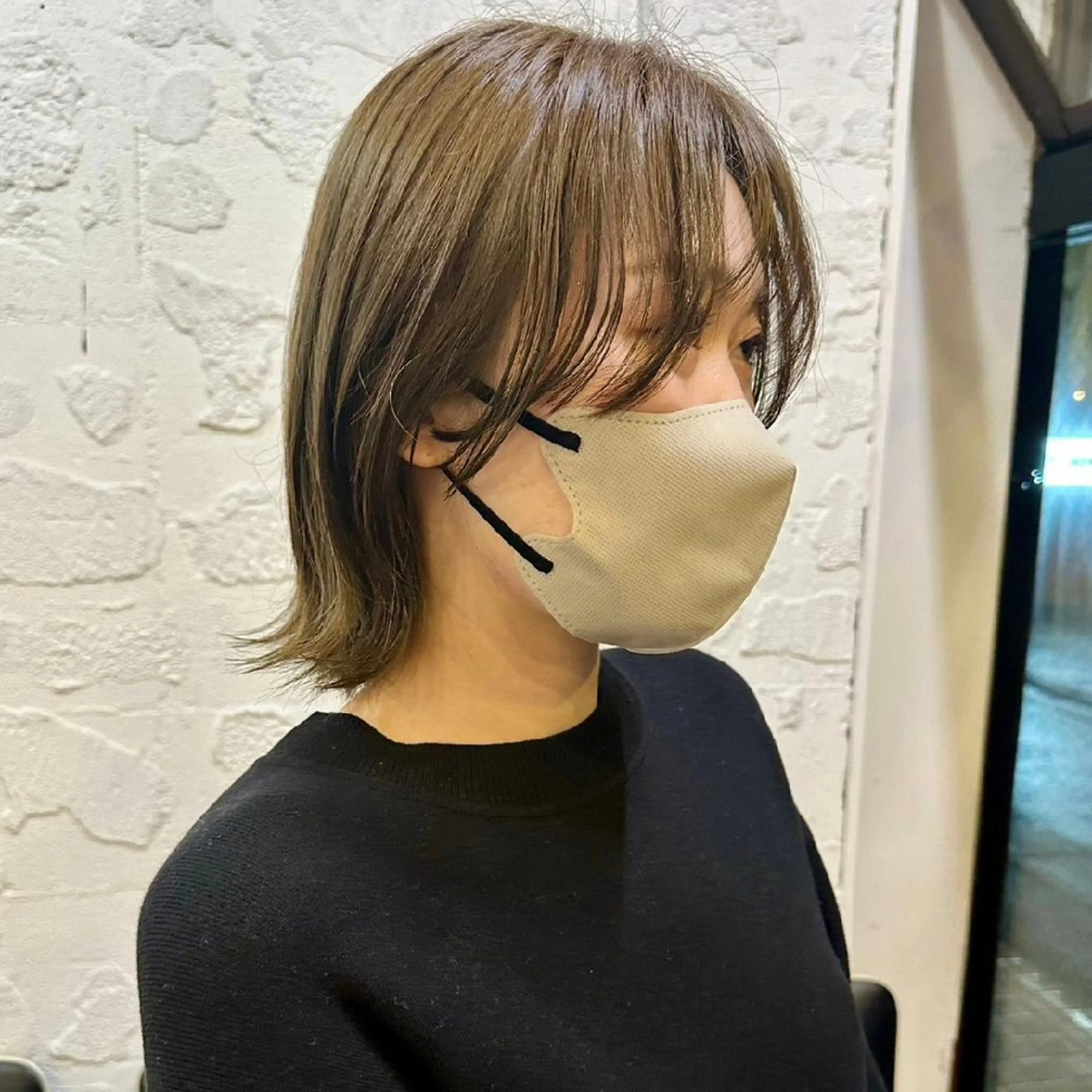 ミディアム カラー カット ヘアカラー トリートメント em HAIR 🌿下北沢のヘアスタイル