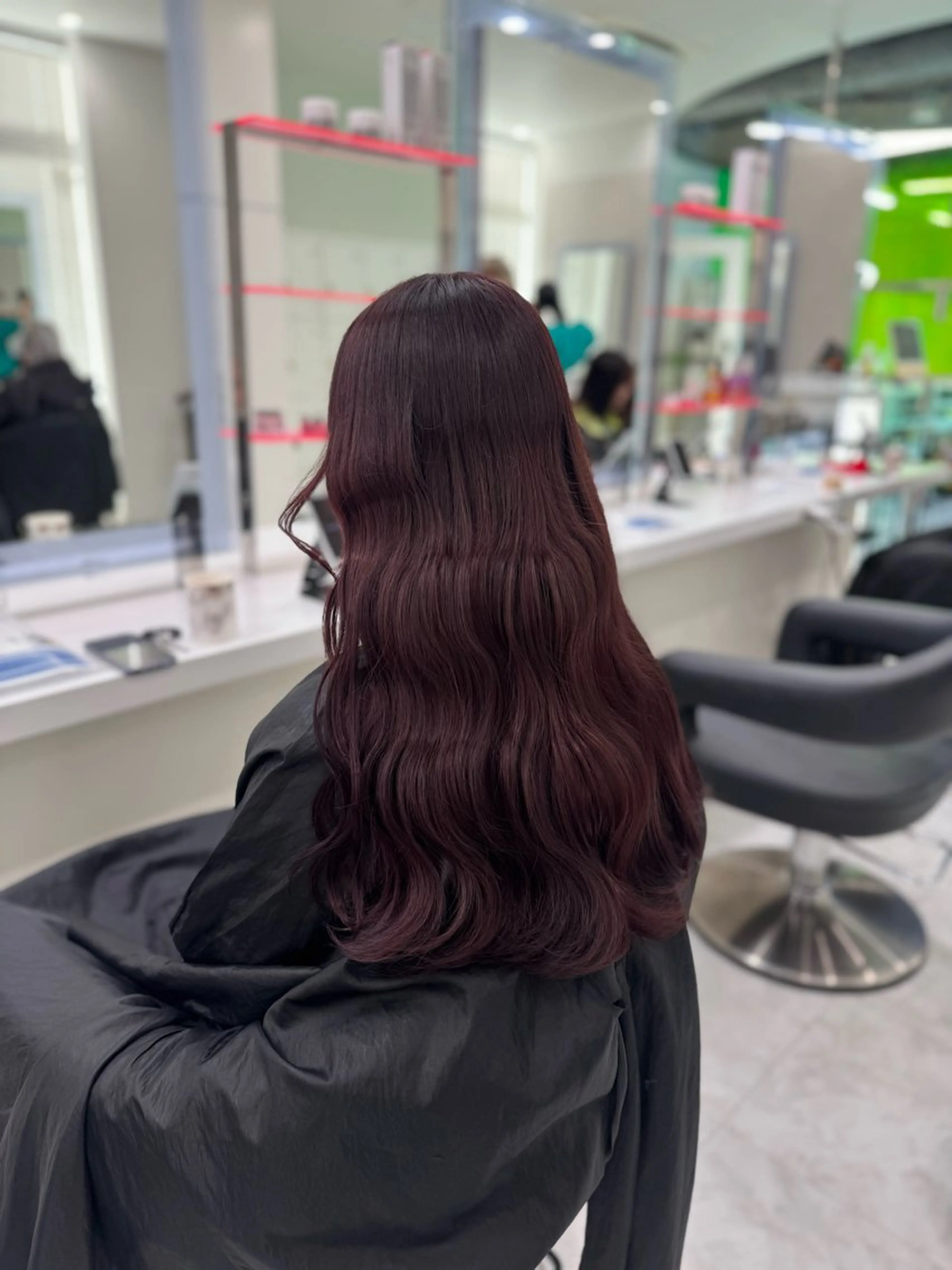 ロング カラー カット ヘアカラー うる艶ストレート♡透 明感カラー♡かずまるのヘアスタイル