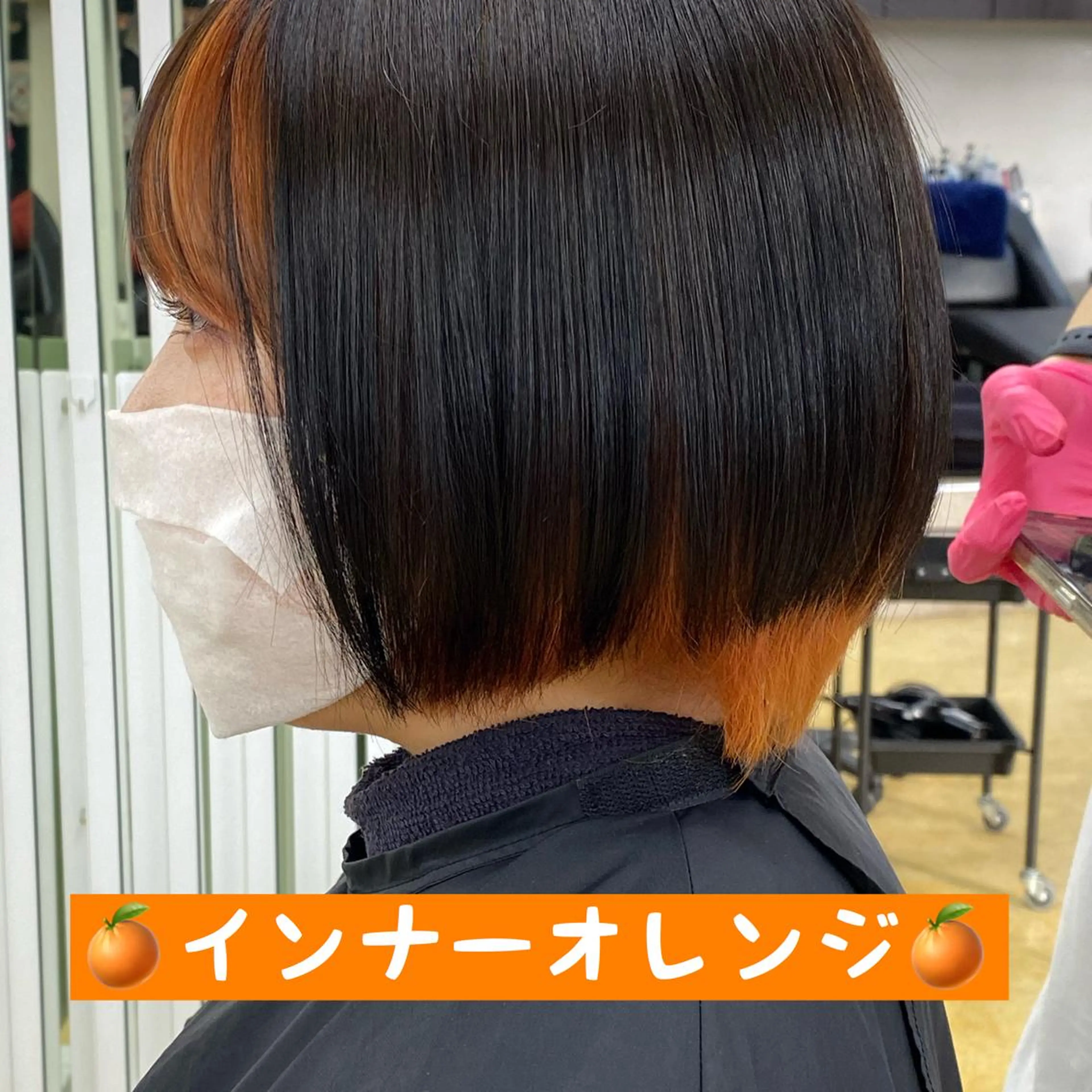 ミディアム カラー インナーカラー 🫧渋谷美容師 たくみ🫧のヘアスタイル