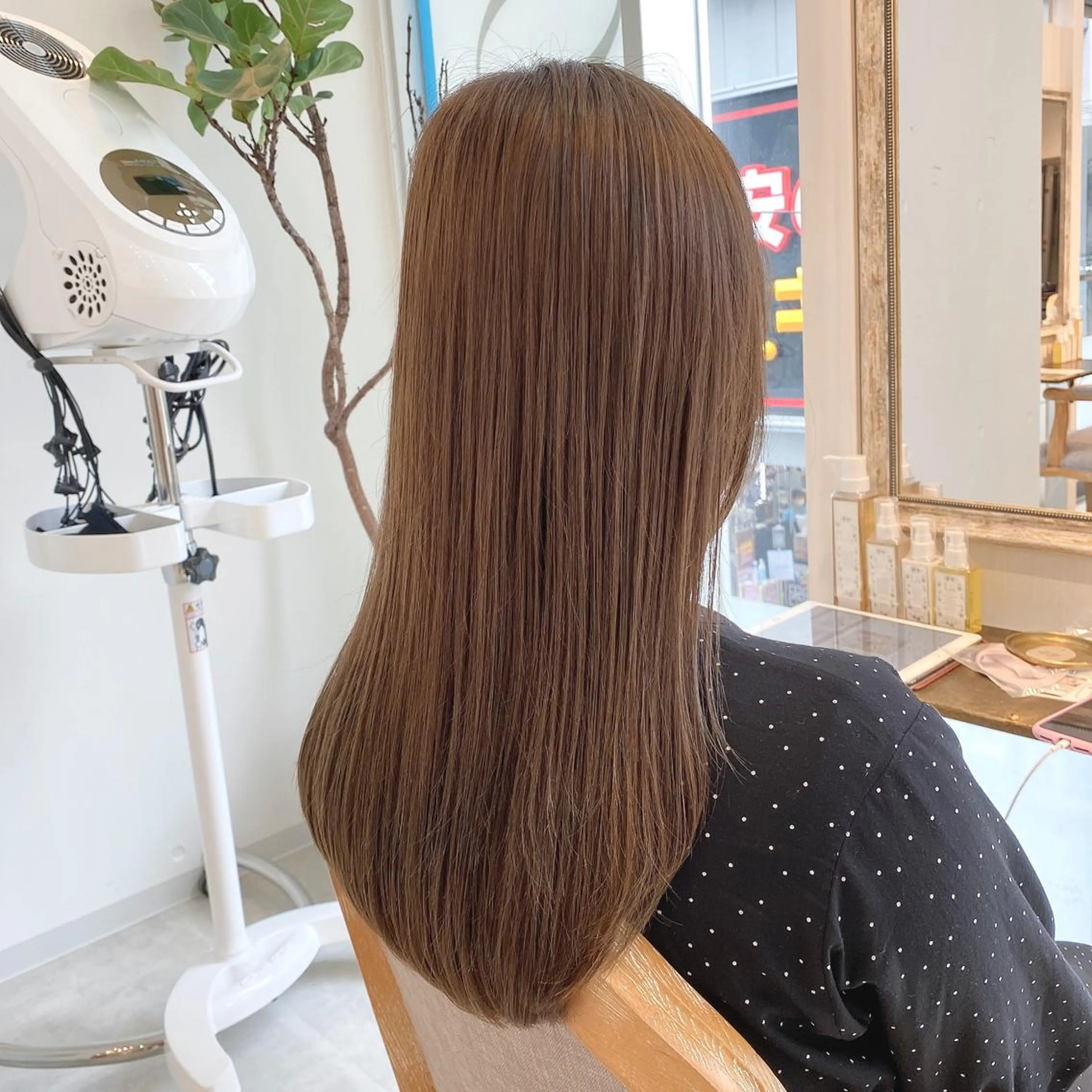 ロング カラー カット ヘアカラー トリートメント ブリーチなし✨艶髪 カラー𓃲YAGIのヘアスタイル