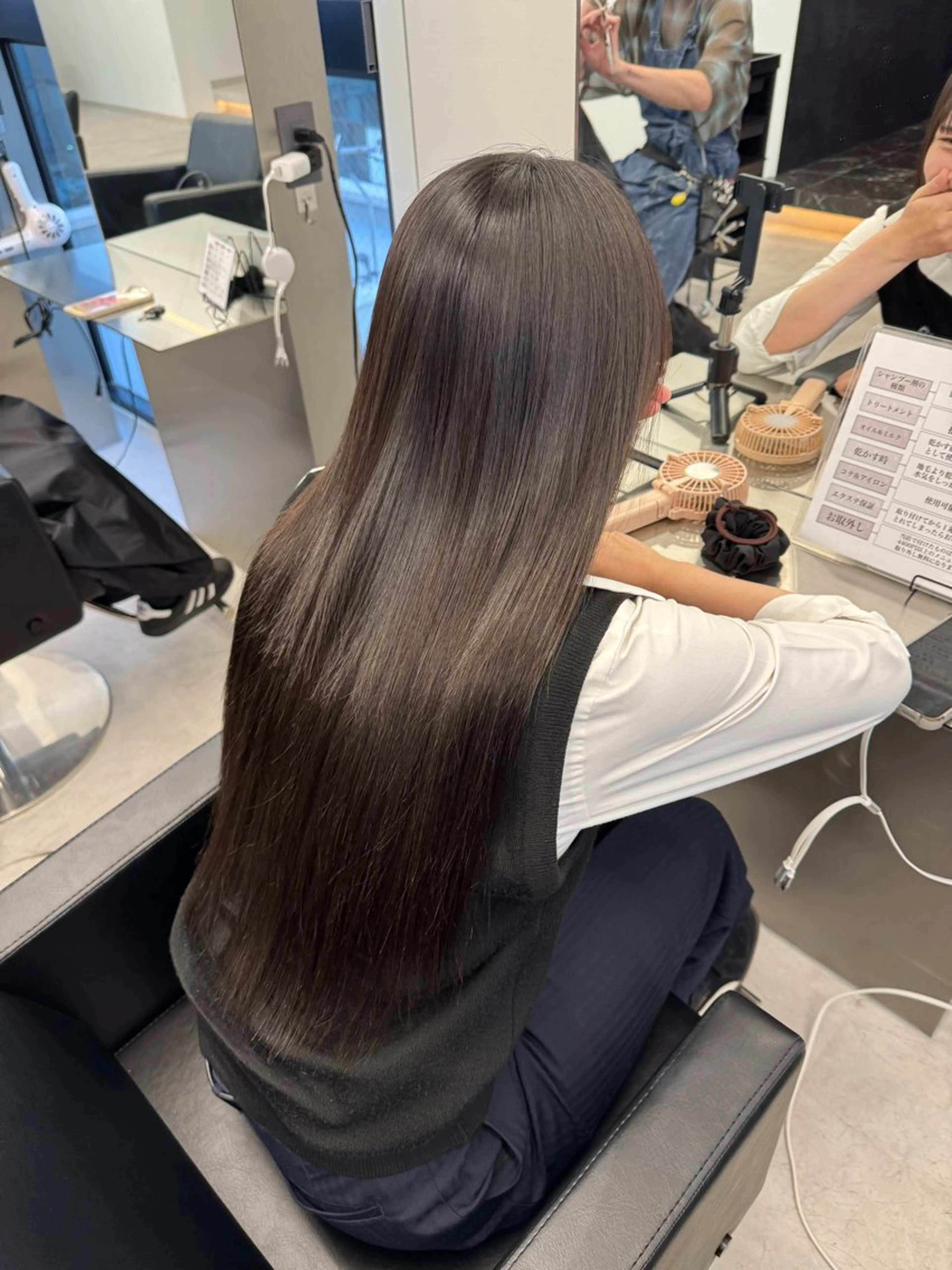 ロング エクステ カット エクステ ハイトーン/エクステ /韓国ヘアKENTAのヘアスタイル