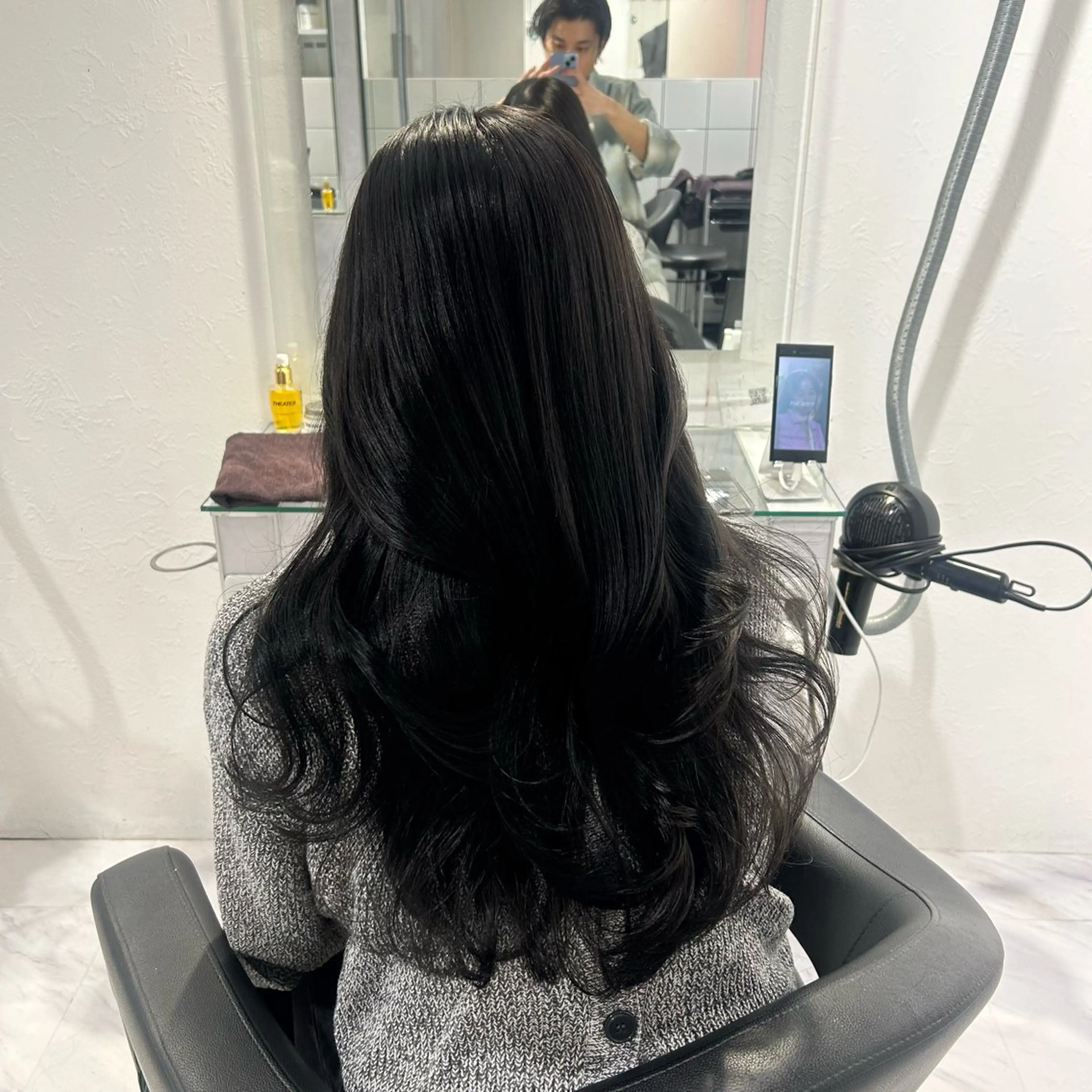 ロング カラー カット ヘアカラー トリートメント 表参道/透明感カラー /暗髪/ジュキヤのヘアスタイル