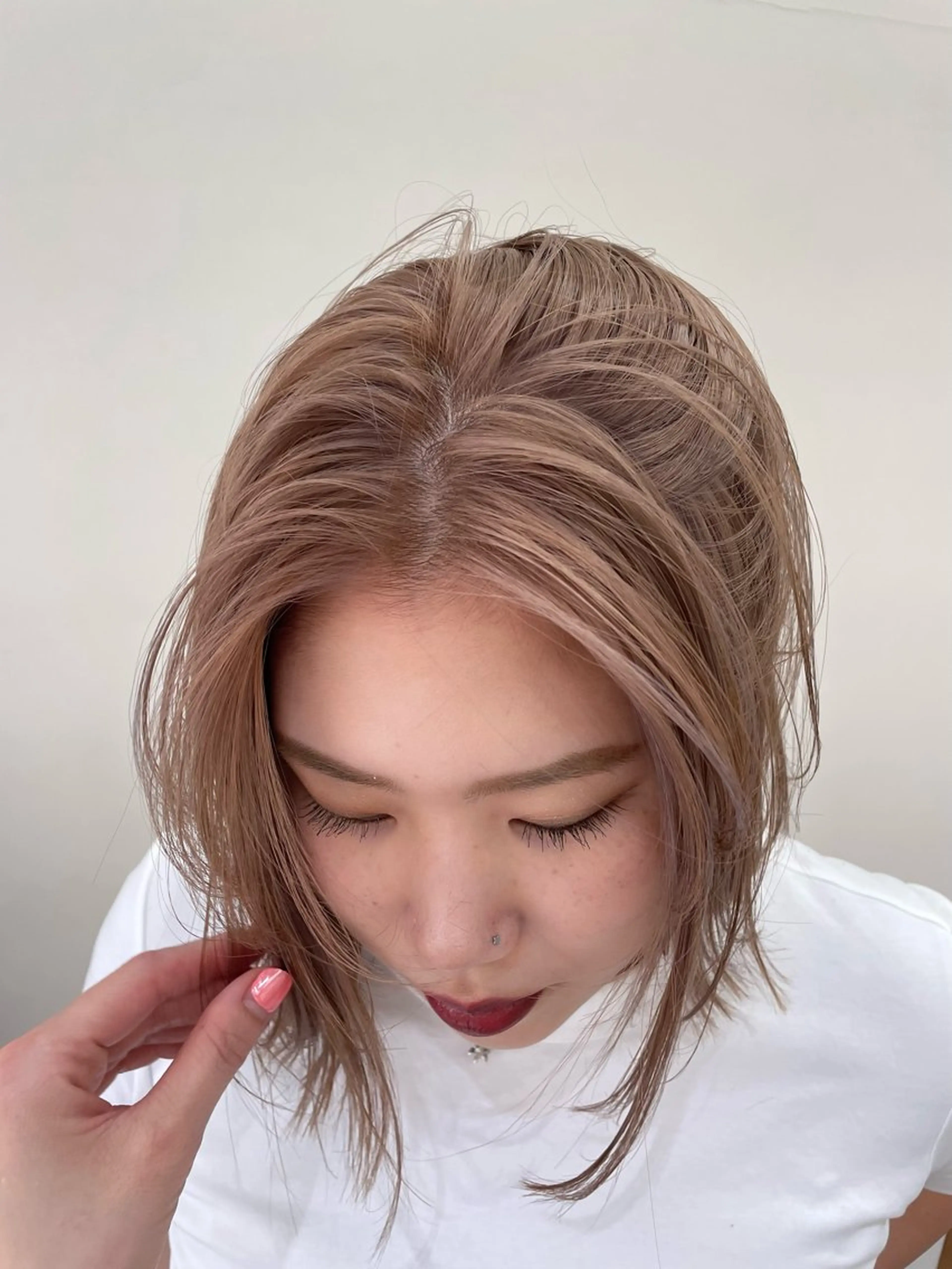 ミディアム カラー パーマ ヘアアレンジ メンズ カット ヘアカラー トリートメント tatsumi/ボブ ウルフ/レイヤーのヘアスタイル