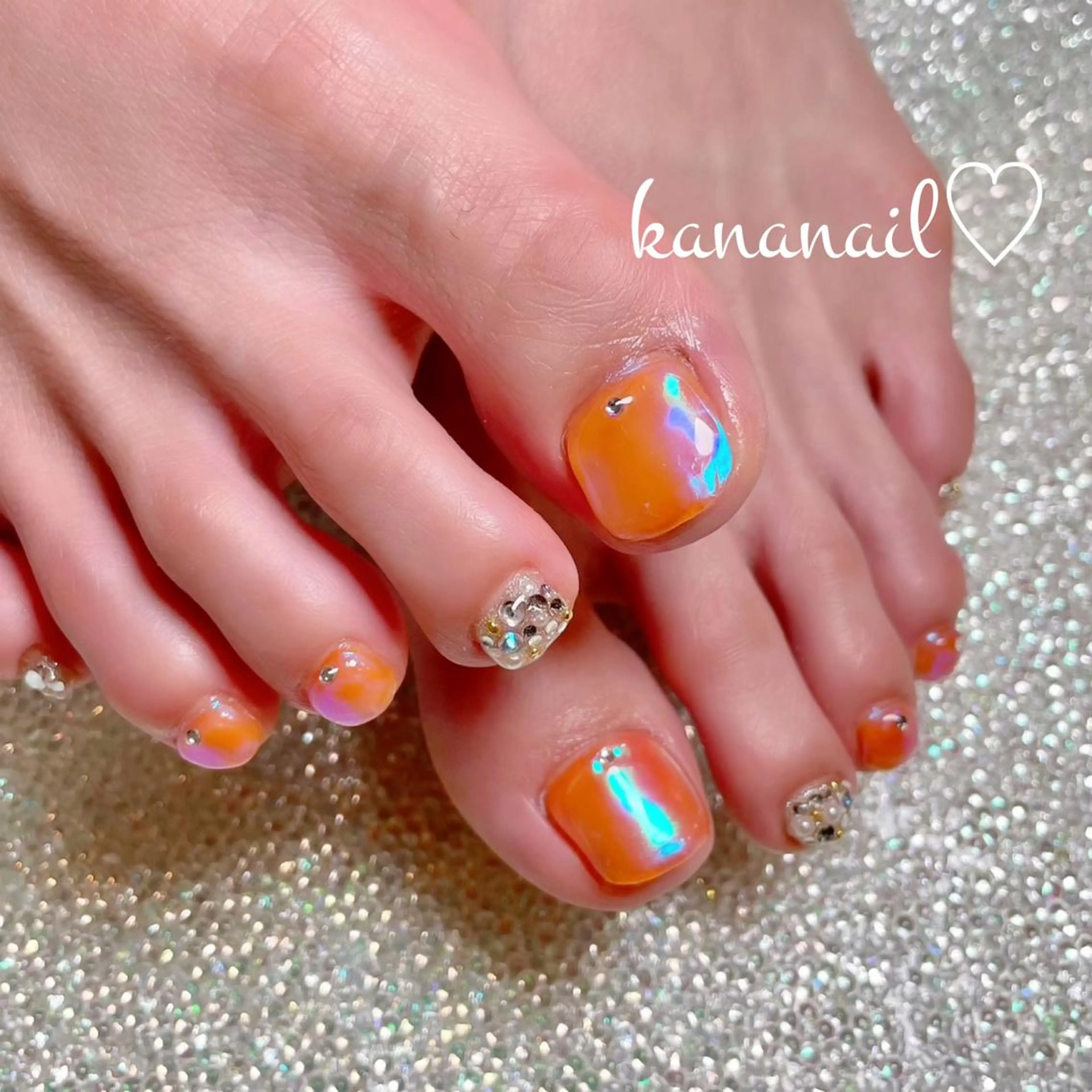ネイル フットネイル kananail ♡のネイルデザイン