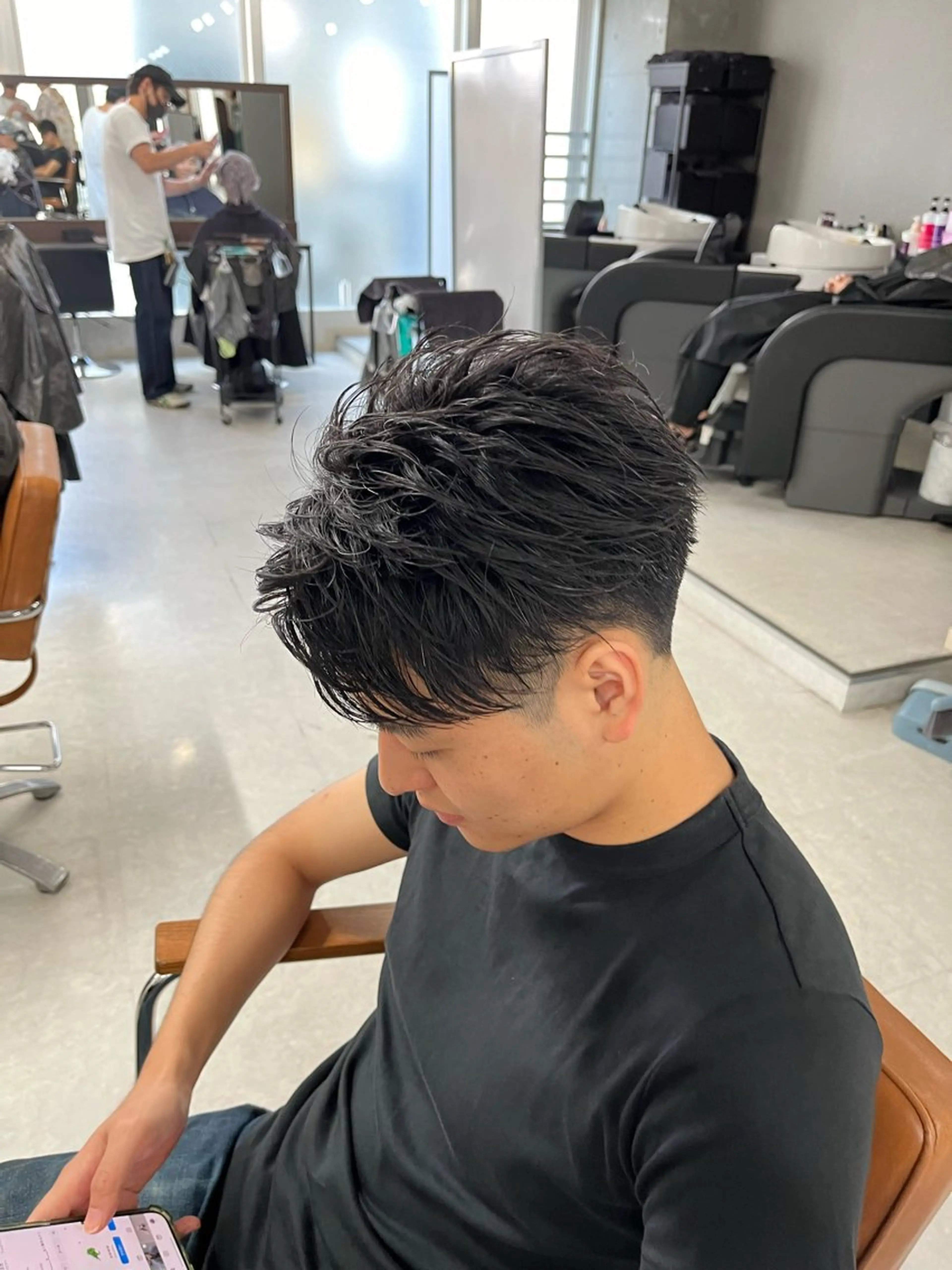 ショート メンズ フェードカット スパイキーショート ショートヘア メンズ特化/パーマ /フェード/洋輔のヘアスタイル