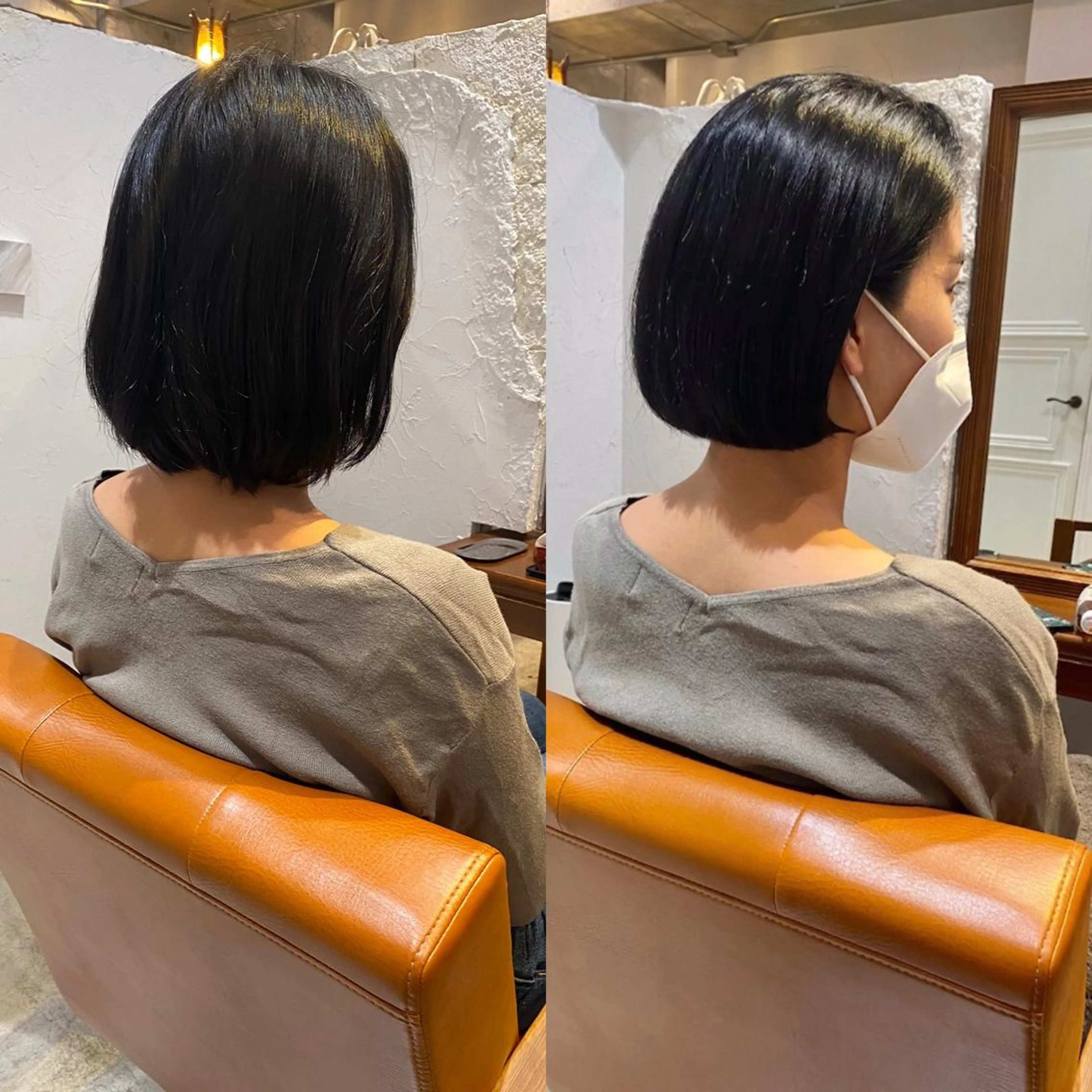 ショート カラー ヘアアレンジ ボブ カット ヘアカラー トリートメント ヘッドスパ 小林 佳祐のヘアスタイル