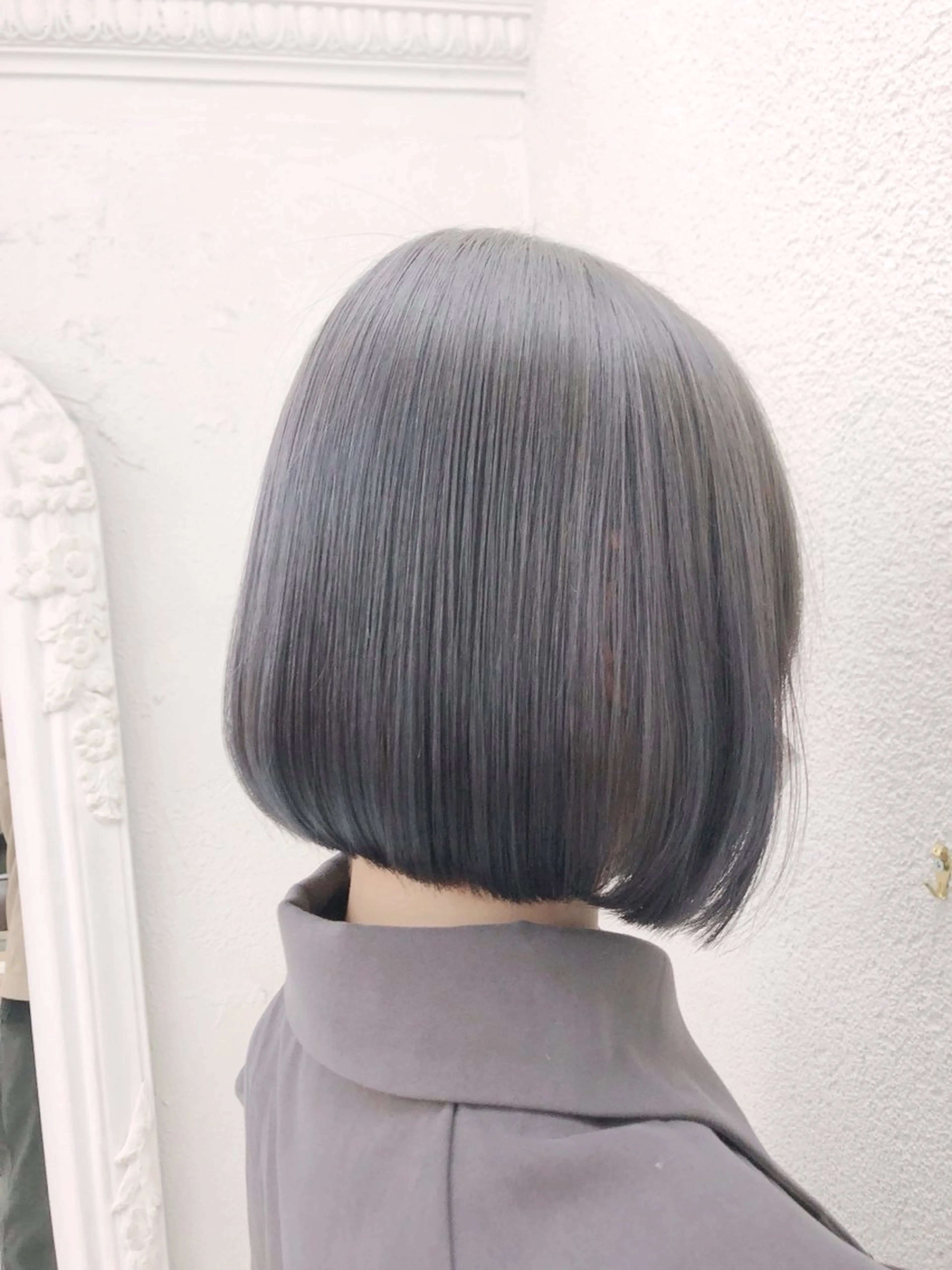 カラー ボブカット/ 尾崎龍聖のヘアスタイル