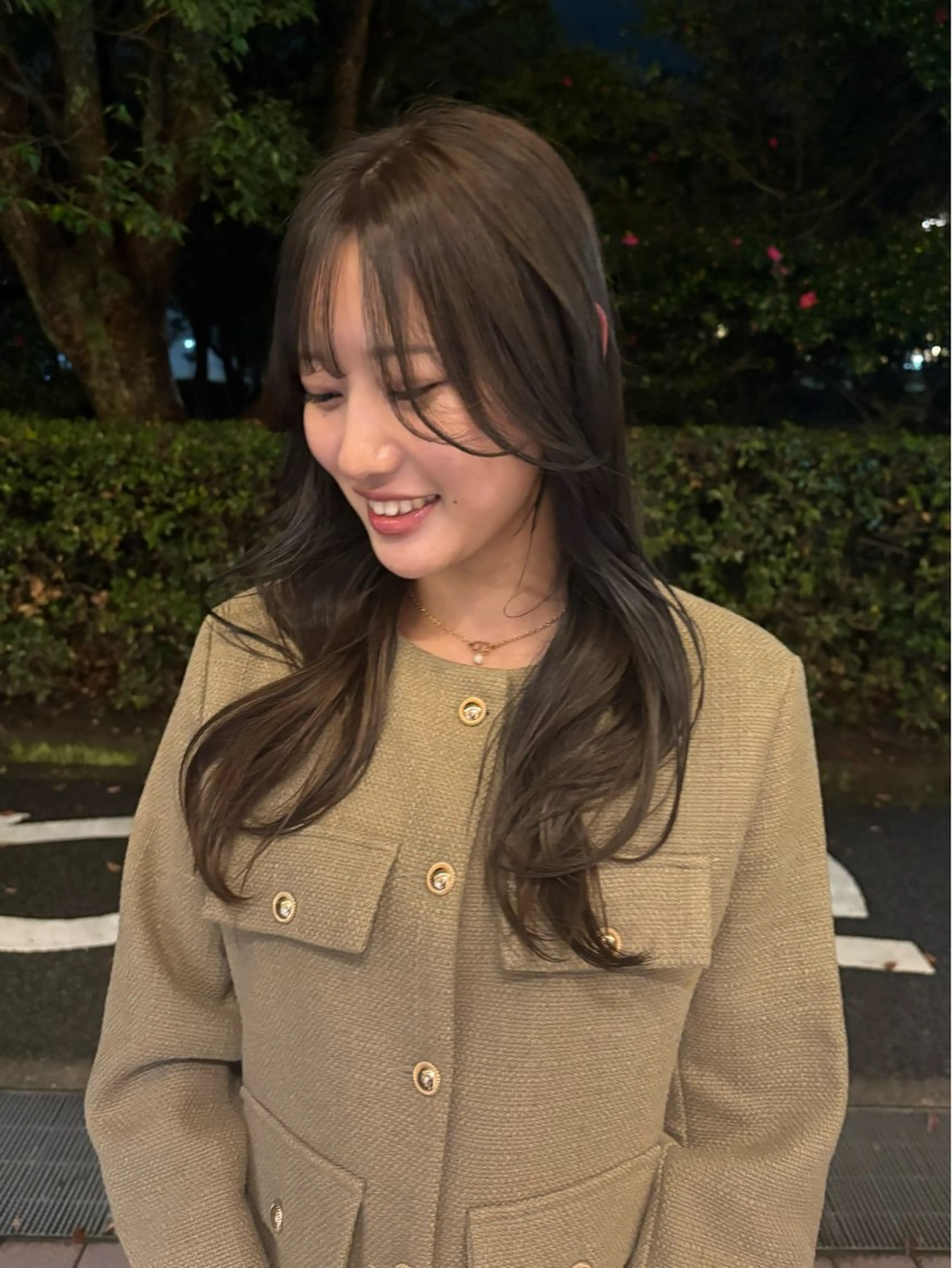 セミロング メンズモデル募集中 YOKE reinaのヘアスタイル