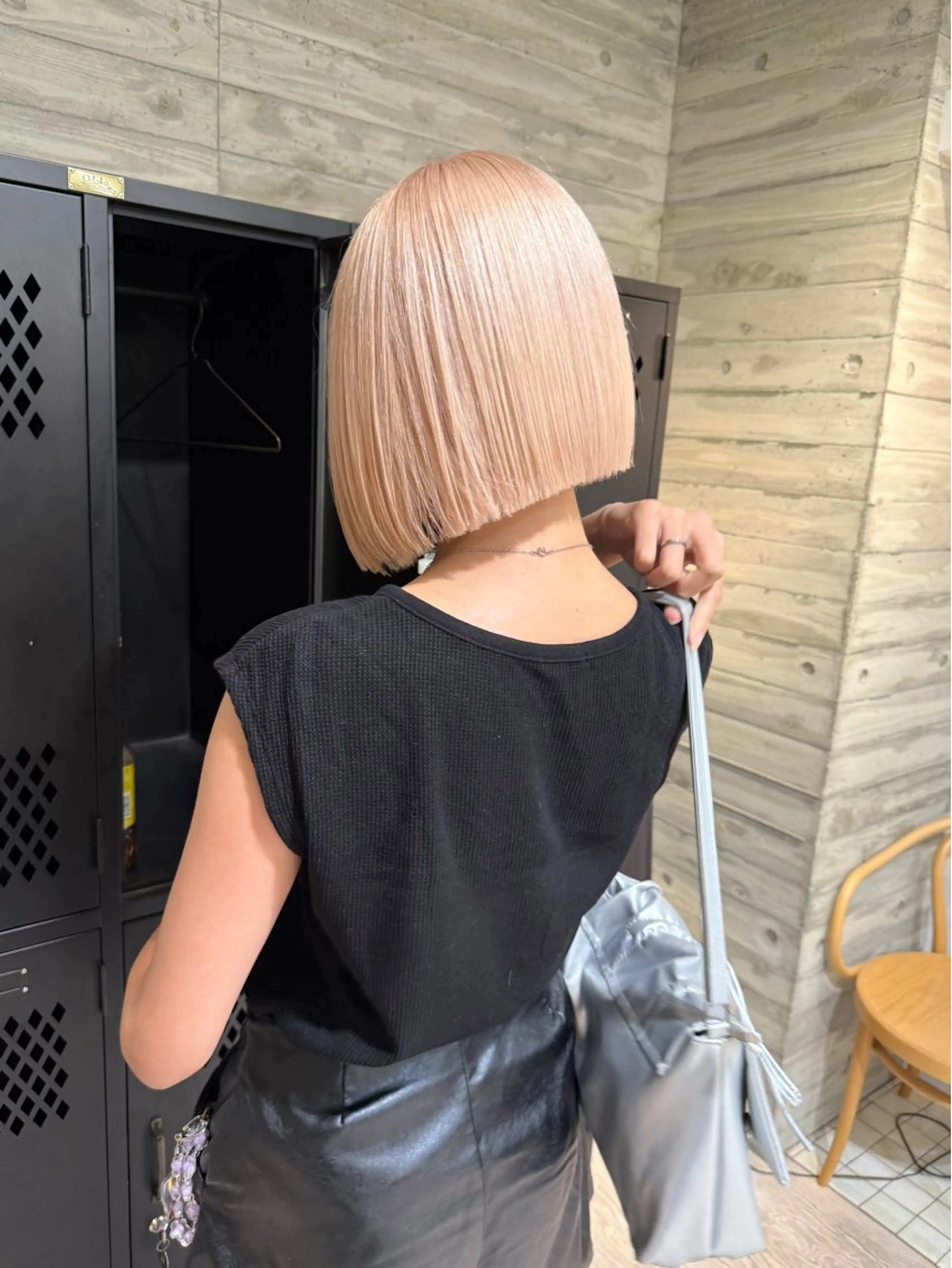 ミディアム カラー 色落ち綺麗透明感カラ /ボブ/ナカツヒカルのヘアスタイル