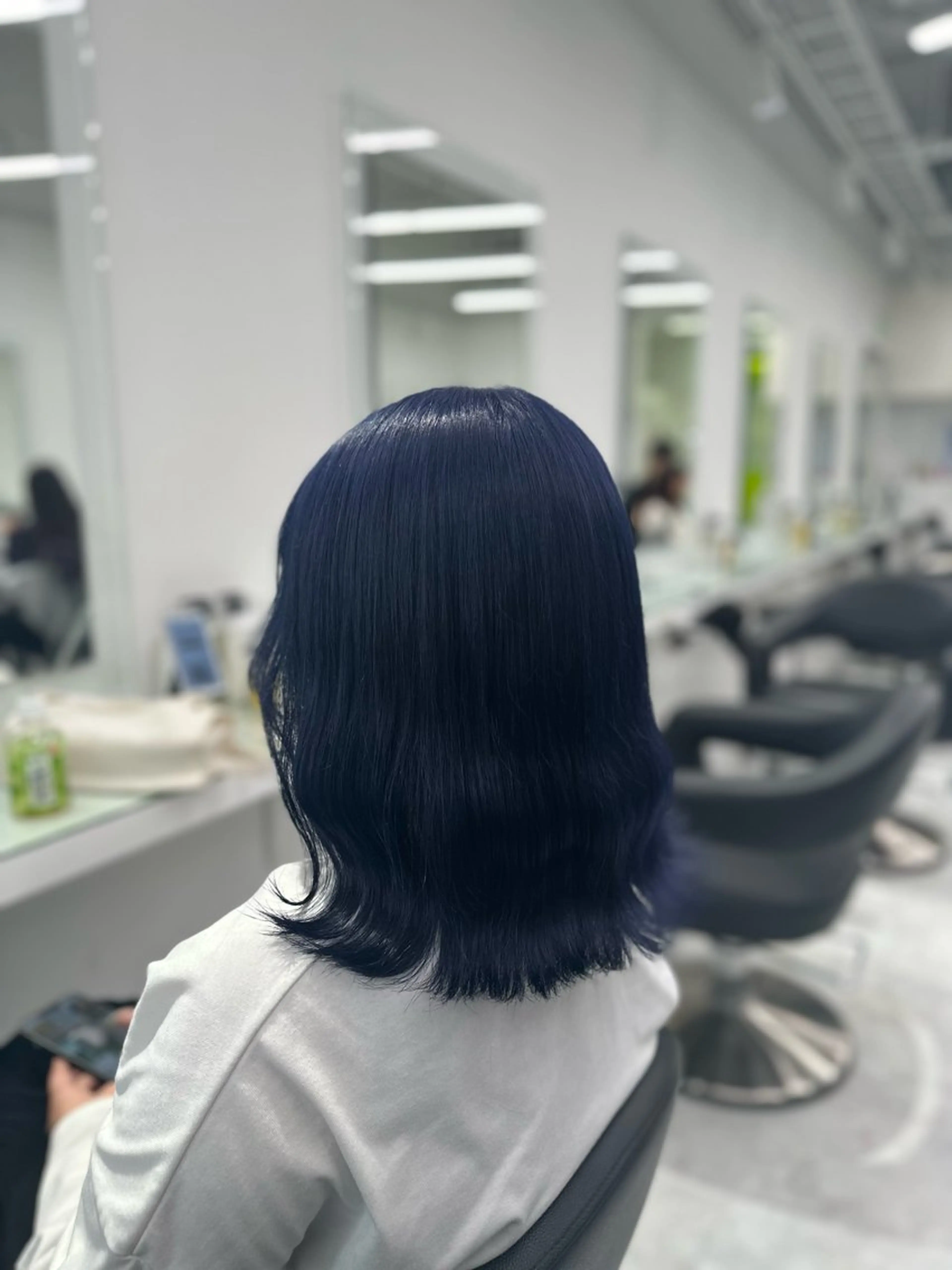 セミロング カラー ヘアカラー トリートメント ヘッドスパ ヘアセット ❄最強かわいいカラー ❄️MINA❄️のヘアスタイル