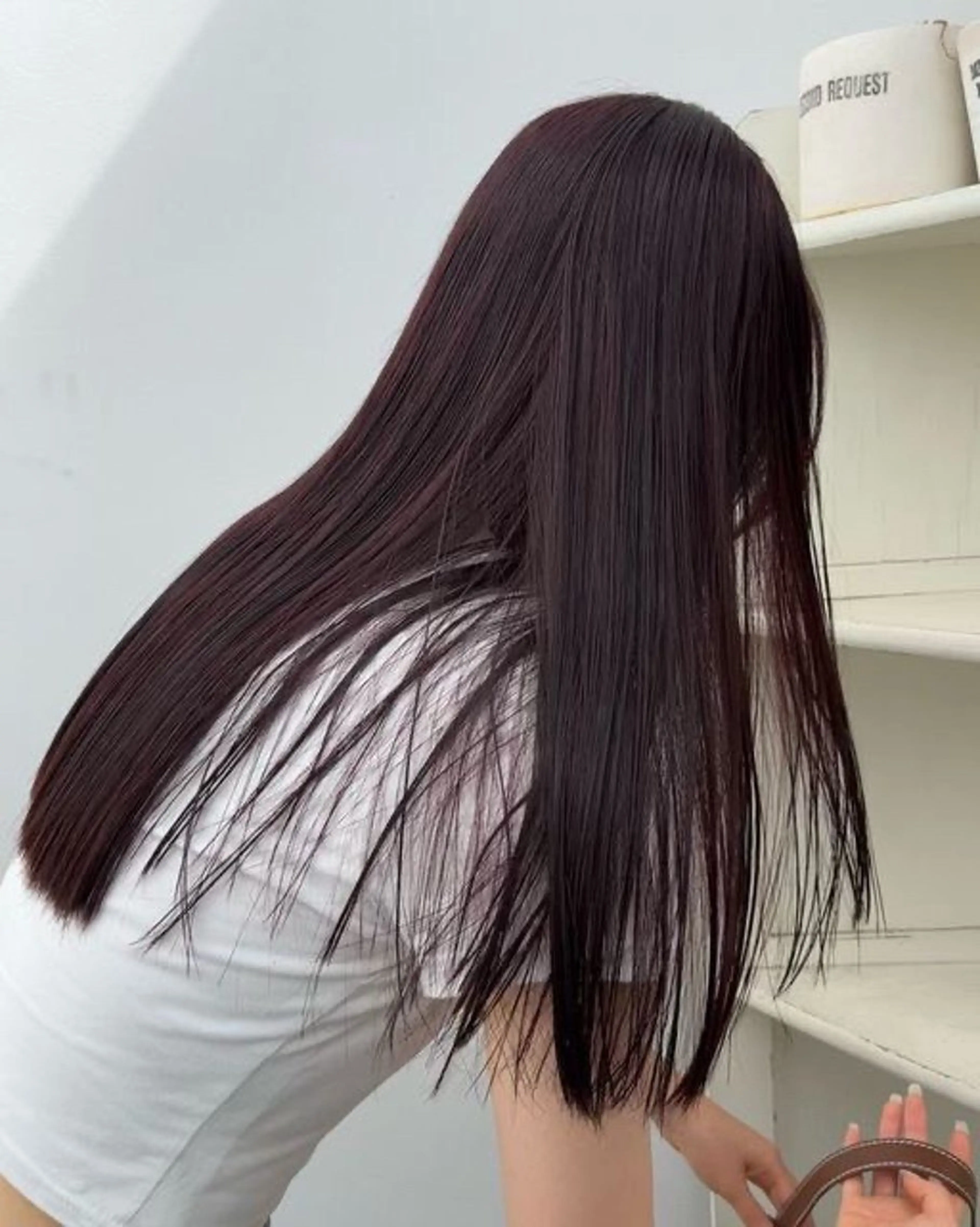 カラー 竹内 穂乃佳のヘアスタイル