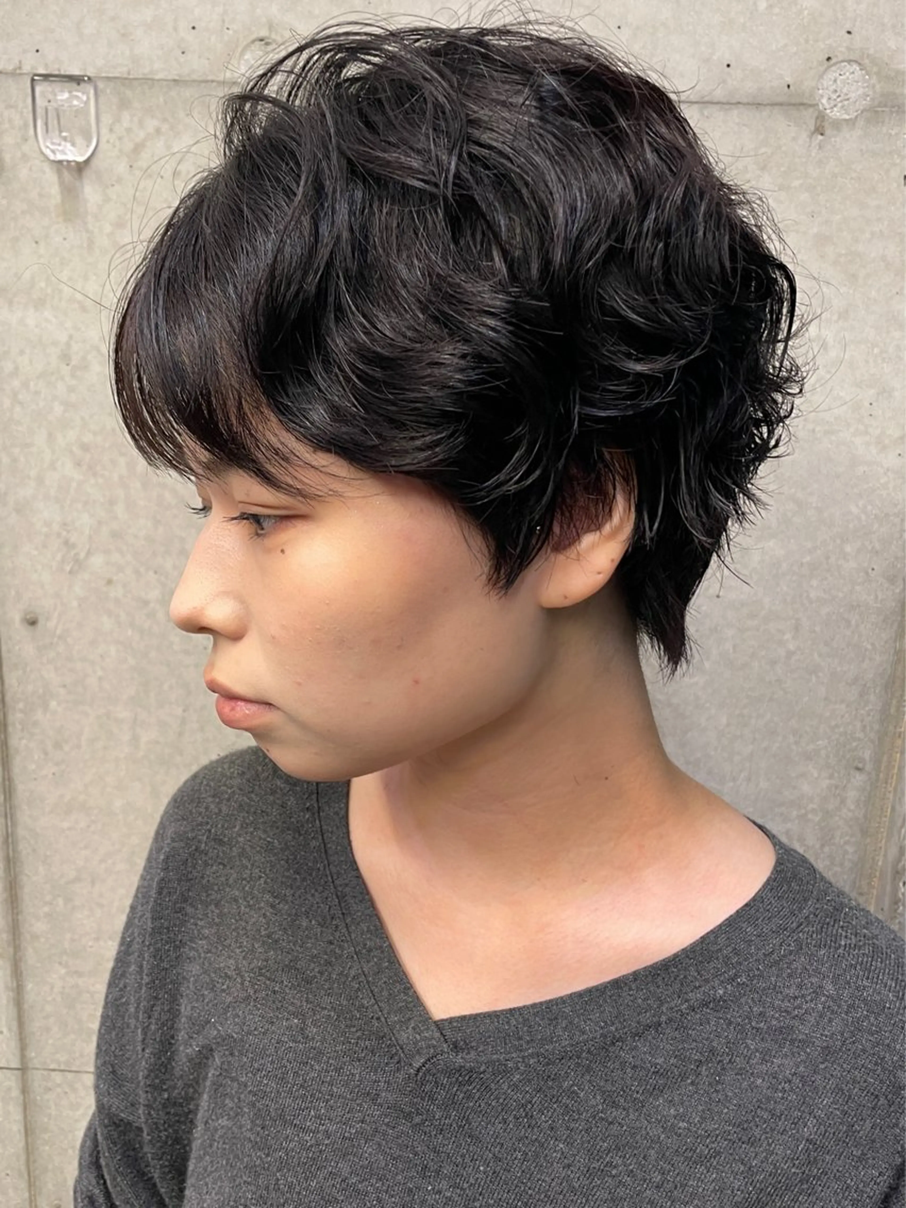 ショート パーマ 西大島美容師 渡部仁太のヘアスタイル