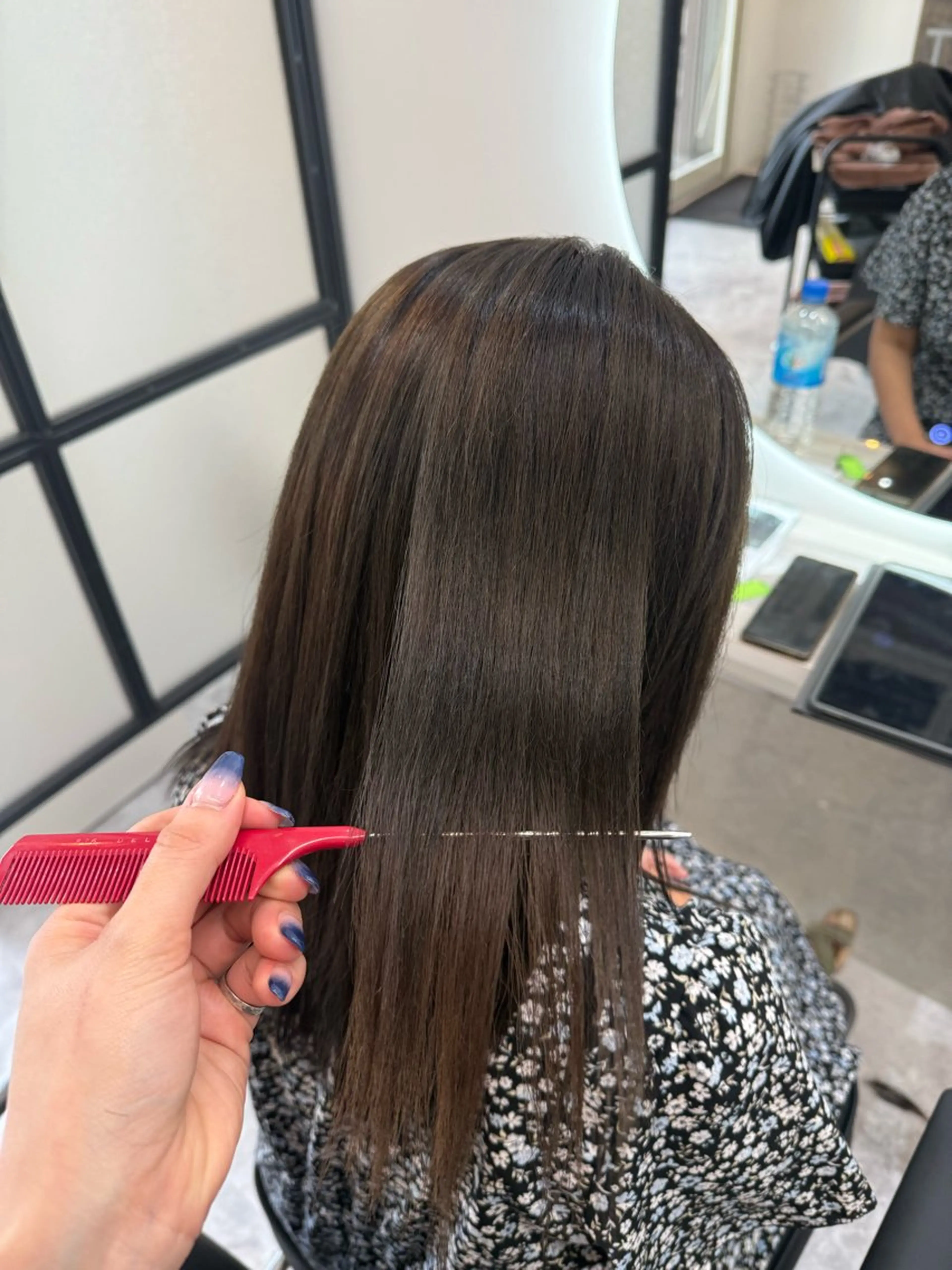 ロング カラー 縮毛矯正 トリートメント 髪質改善 Chihiro🫧のヘアスタイル