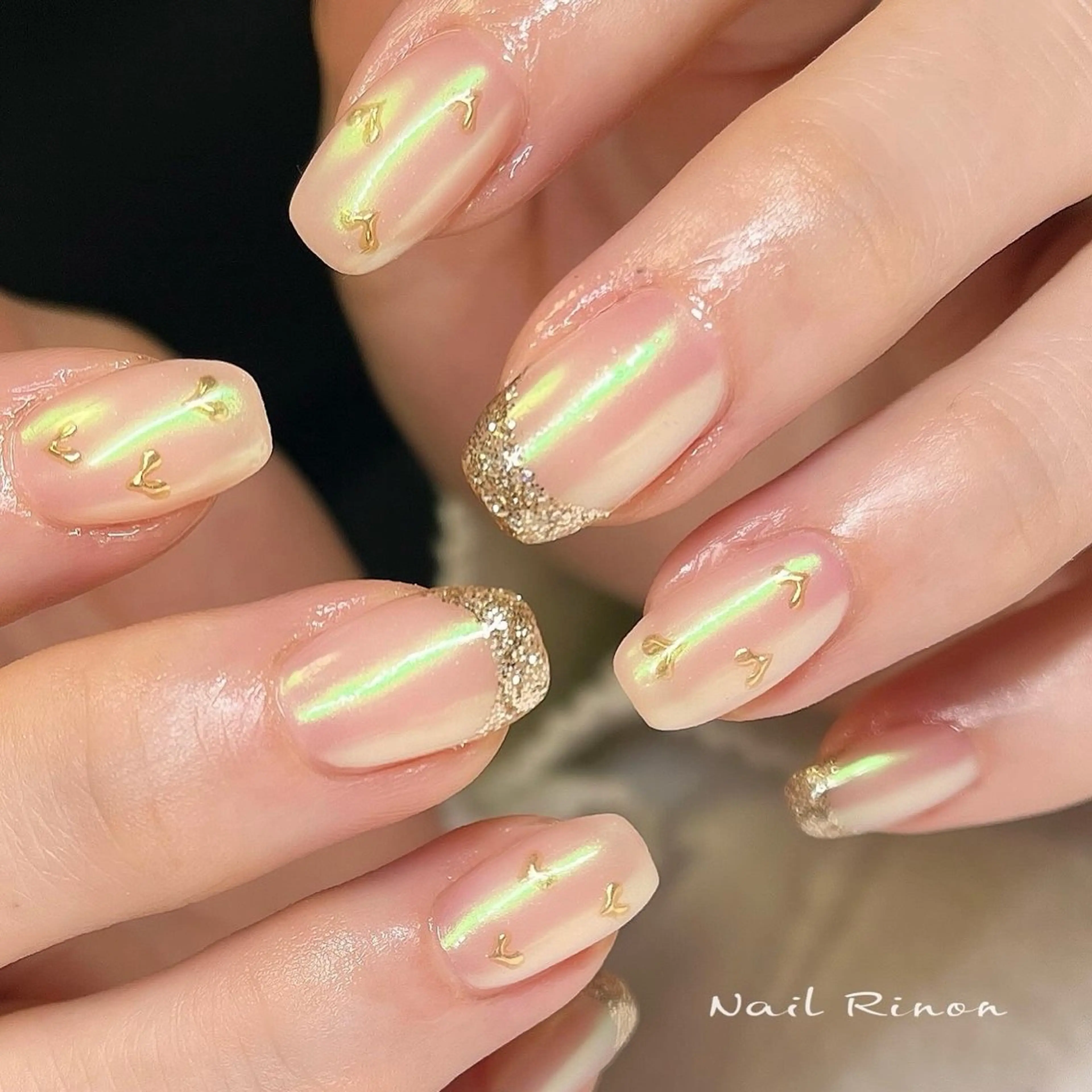 ネイル フレンチネイル ハンドネイル Nail Rinonのネイルデザイン