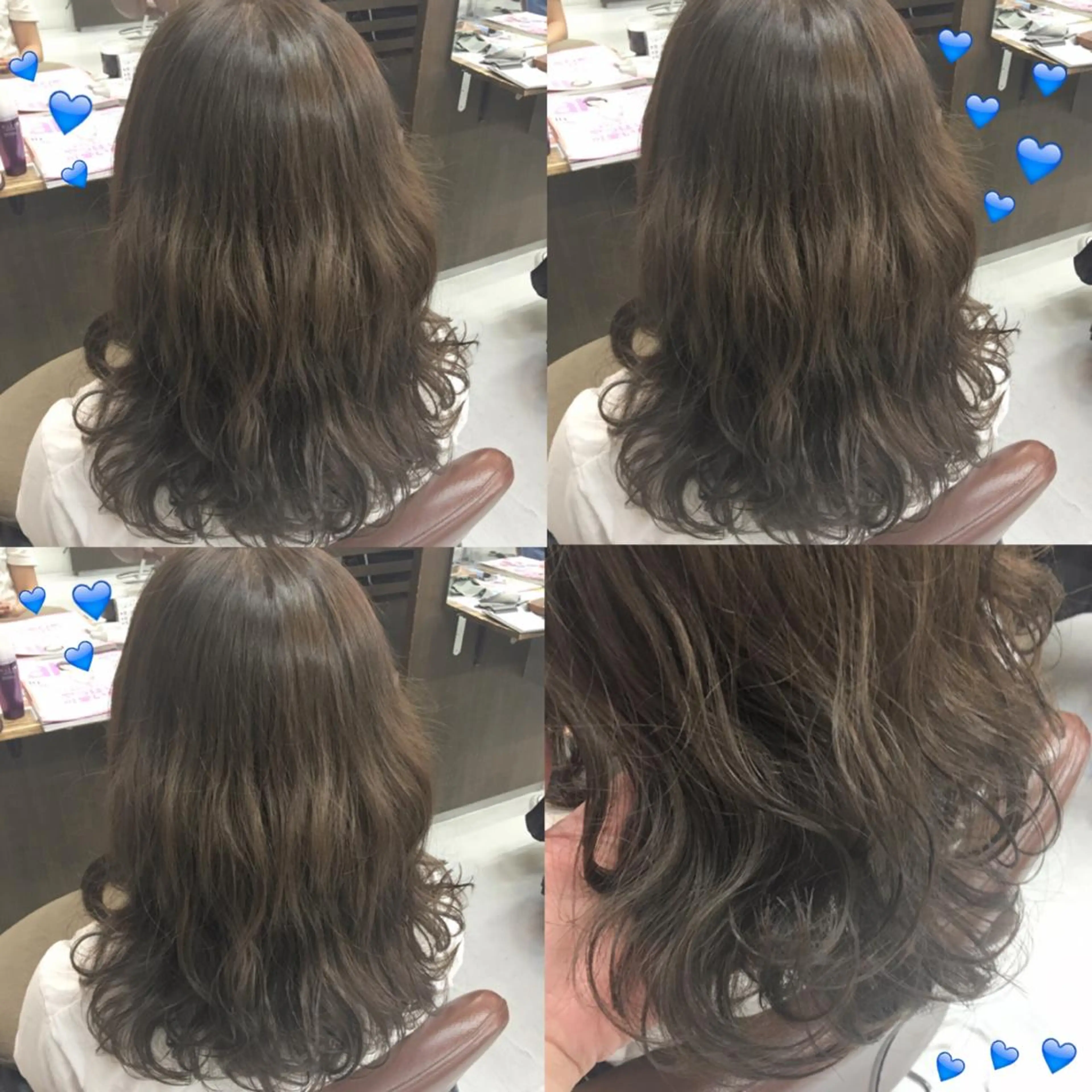 ミディアム カラー イルミナカラー ムルギョル巻き 韓国ヘア得意❤︎森澤 悠佳のヘアスタイル