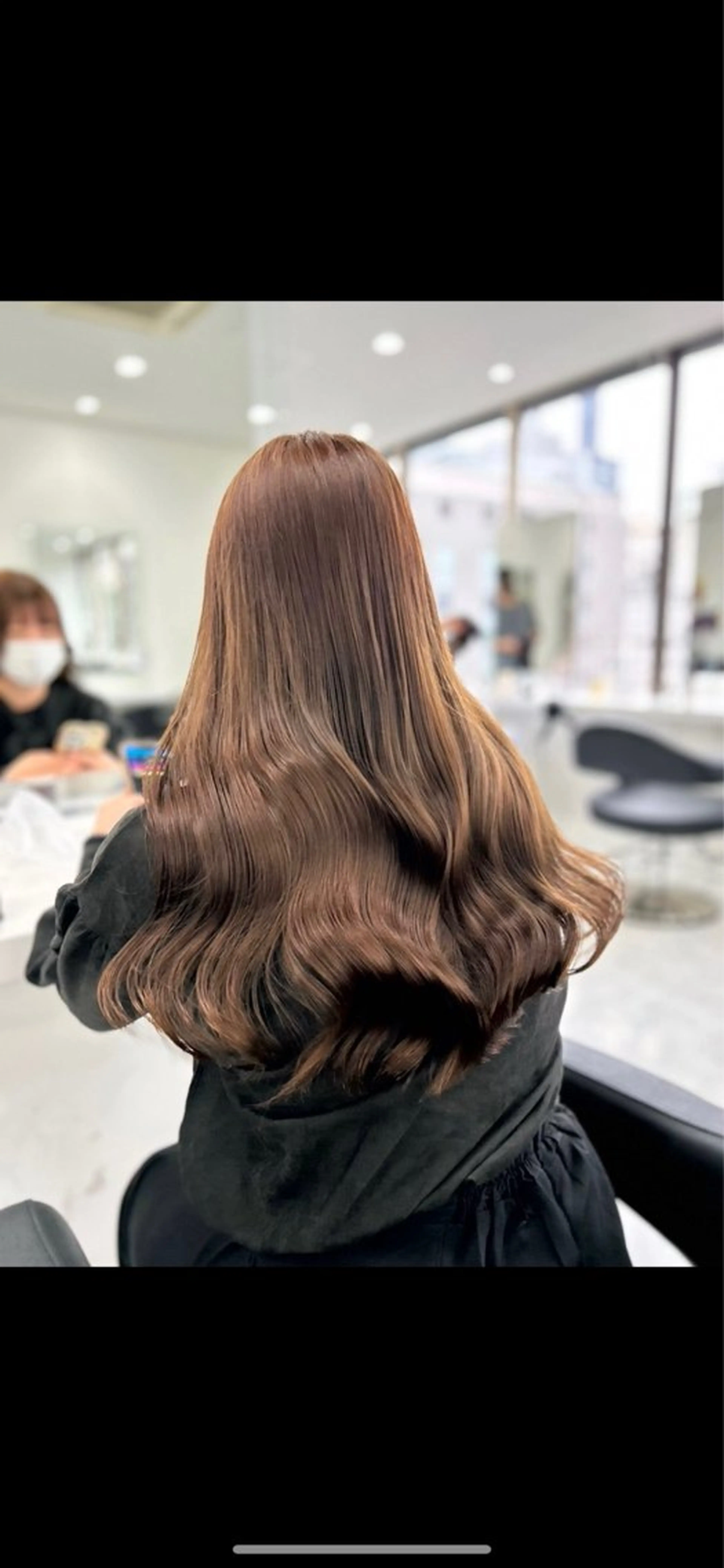 ロング カラー トレンド韓国暖色 ♡momo♡のヘアスタイル
