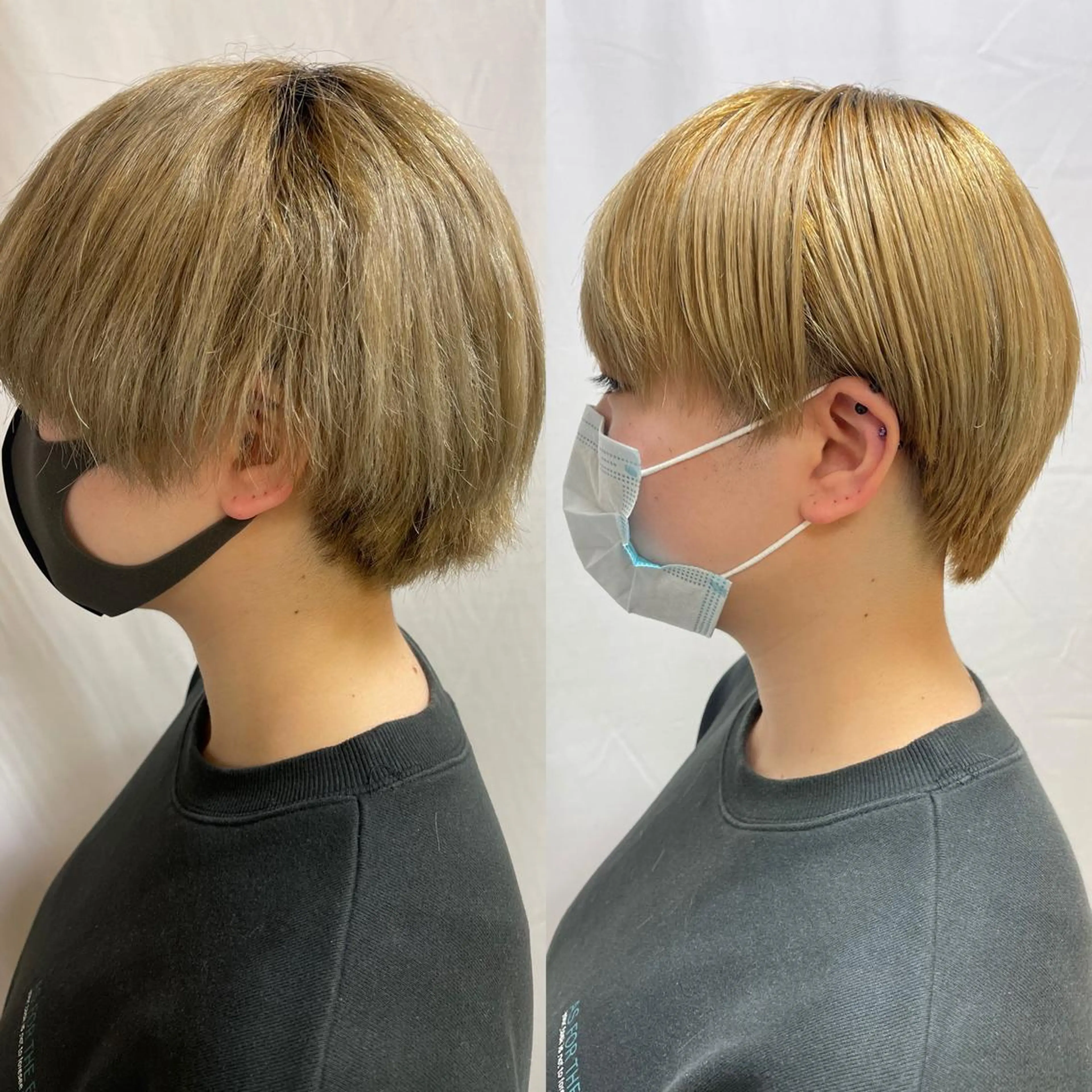 ショート パーマ ストレートパーマ カット 縮毛矯正 髪質改善/縮毛矯正 /ブリーチ矯正/岡部のヘアスタイル