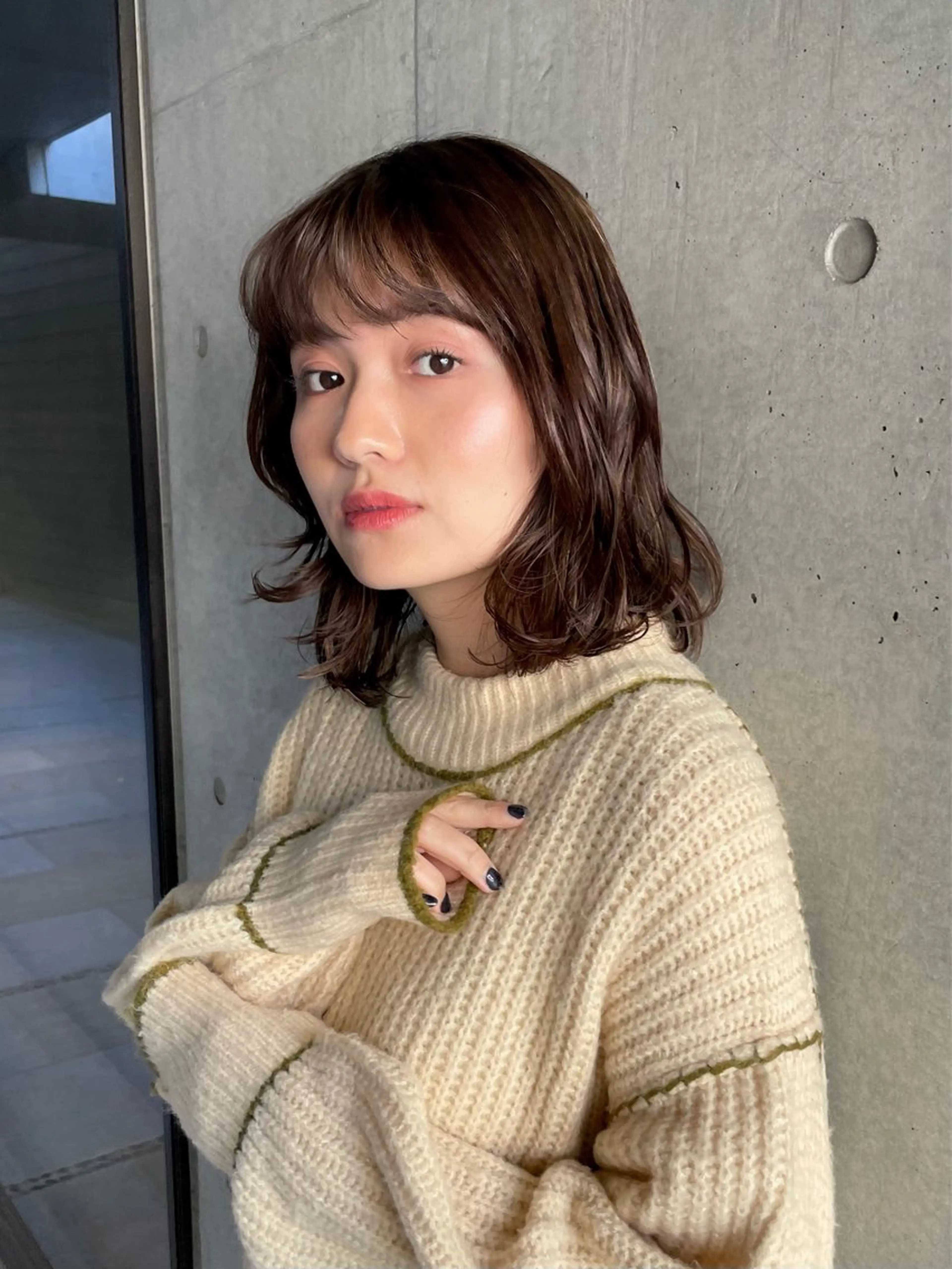 ショート ボブ カット ヘアカラー トリートメント 似合わせ/ベージュ /レイヤー/りほ🤍のヘアスタイル