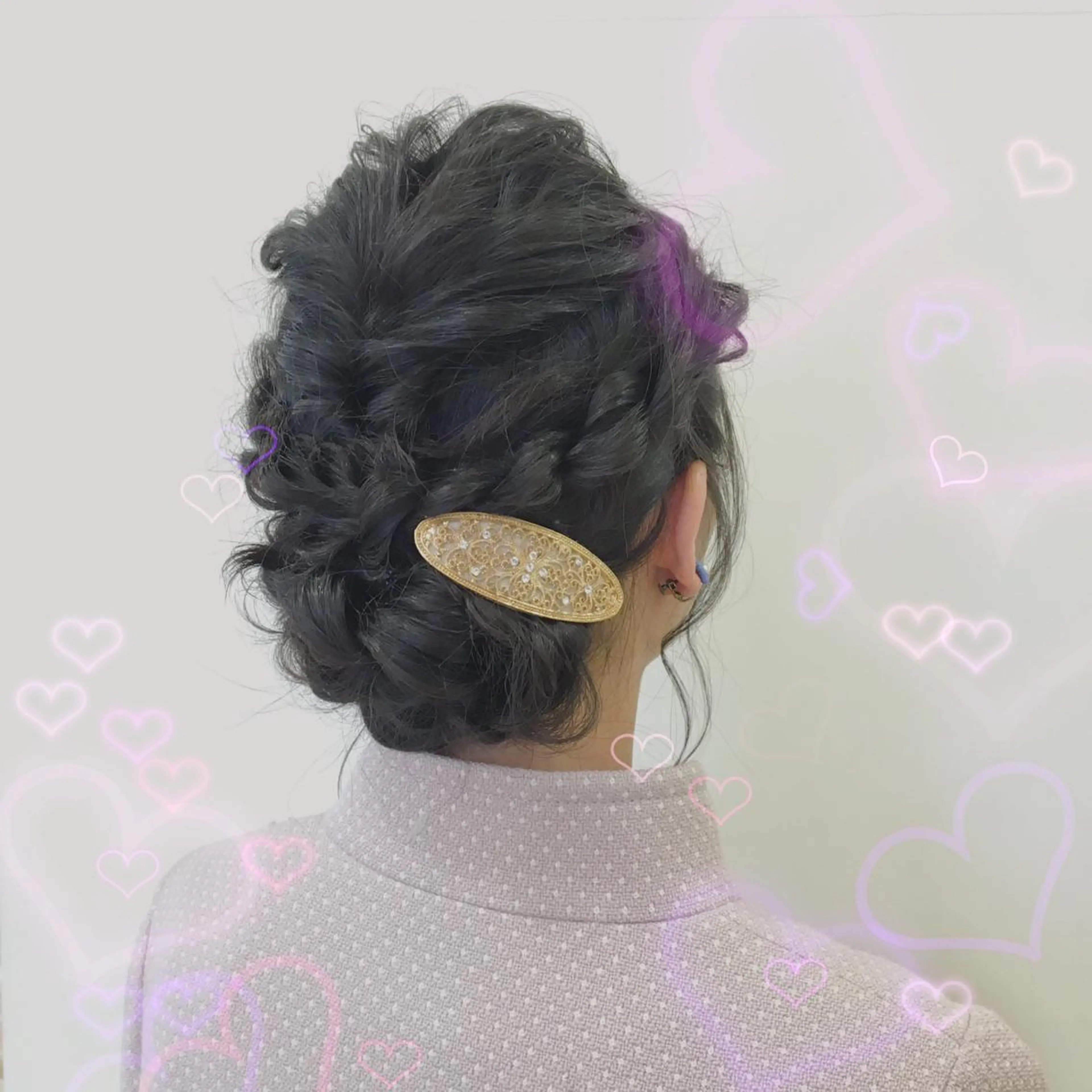 セミロング カラー ヘアアレンジ 代表🎀 ふわモテ愛 され髪🩷yumiのヘアスタイル