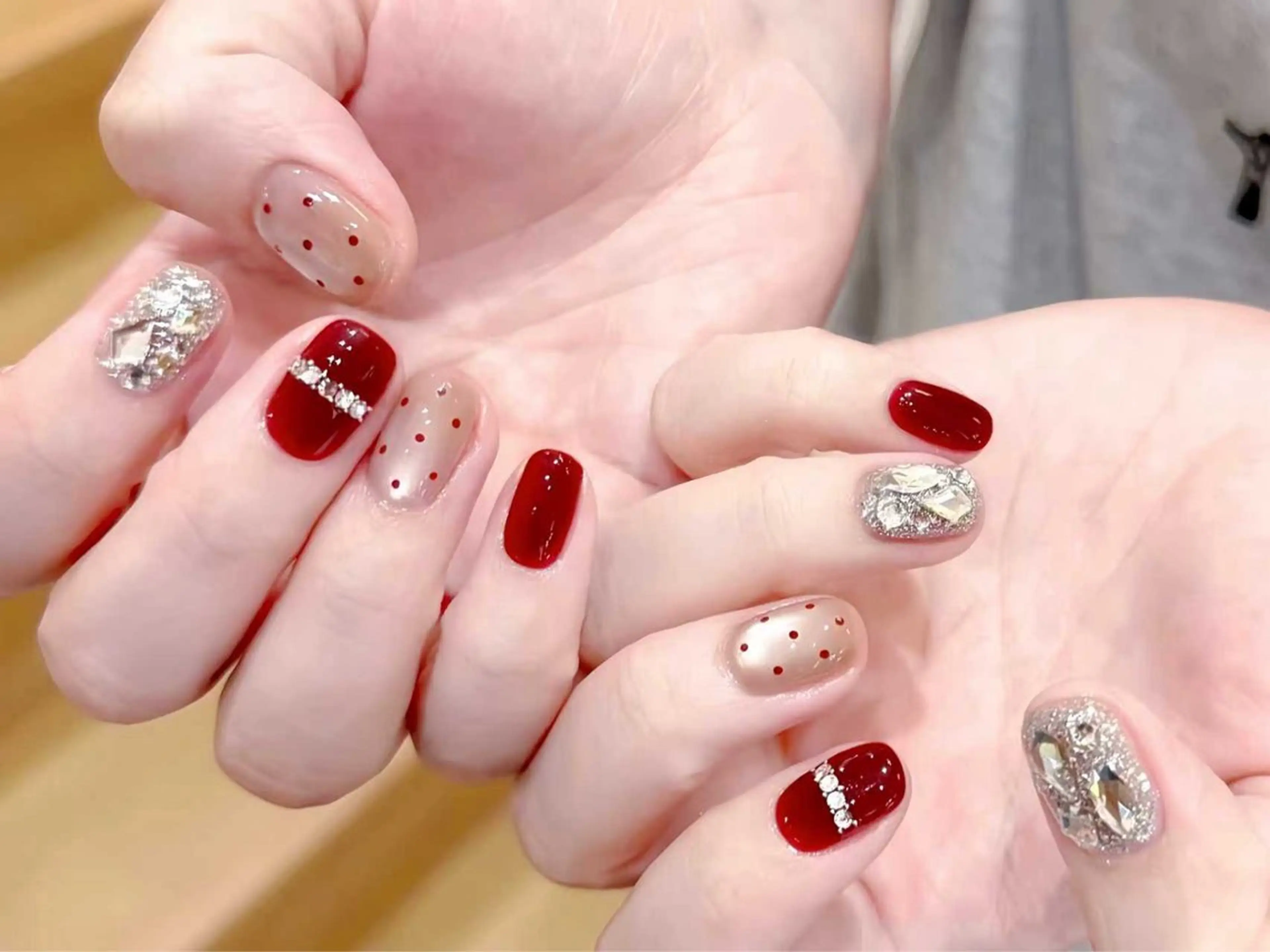 ネイル ハンドネイル ハンドケア H3 Nail Tsuki🦋💙のネイルデザイン