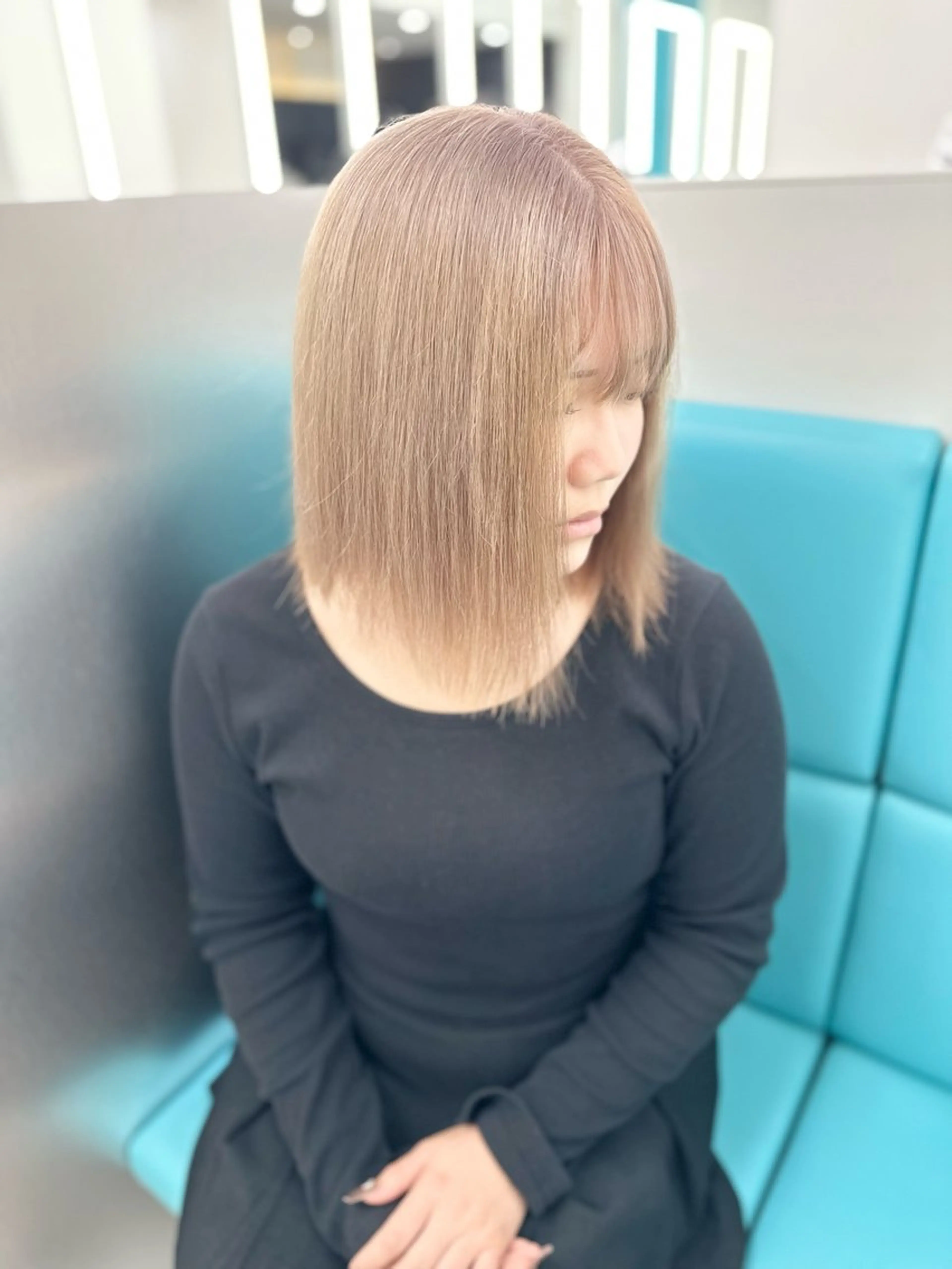 ミディアム ヘアカラー TACE RIKUのヘアスタイル