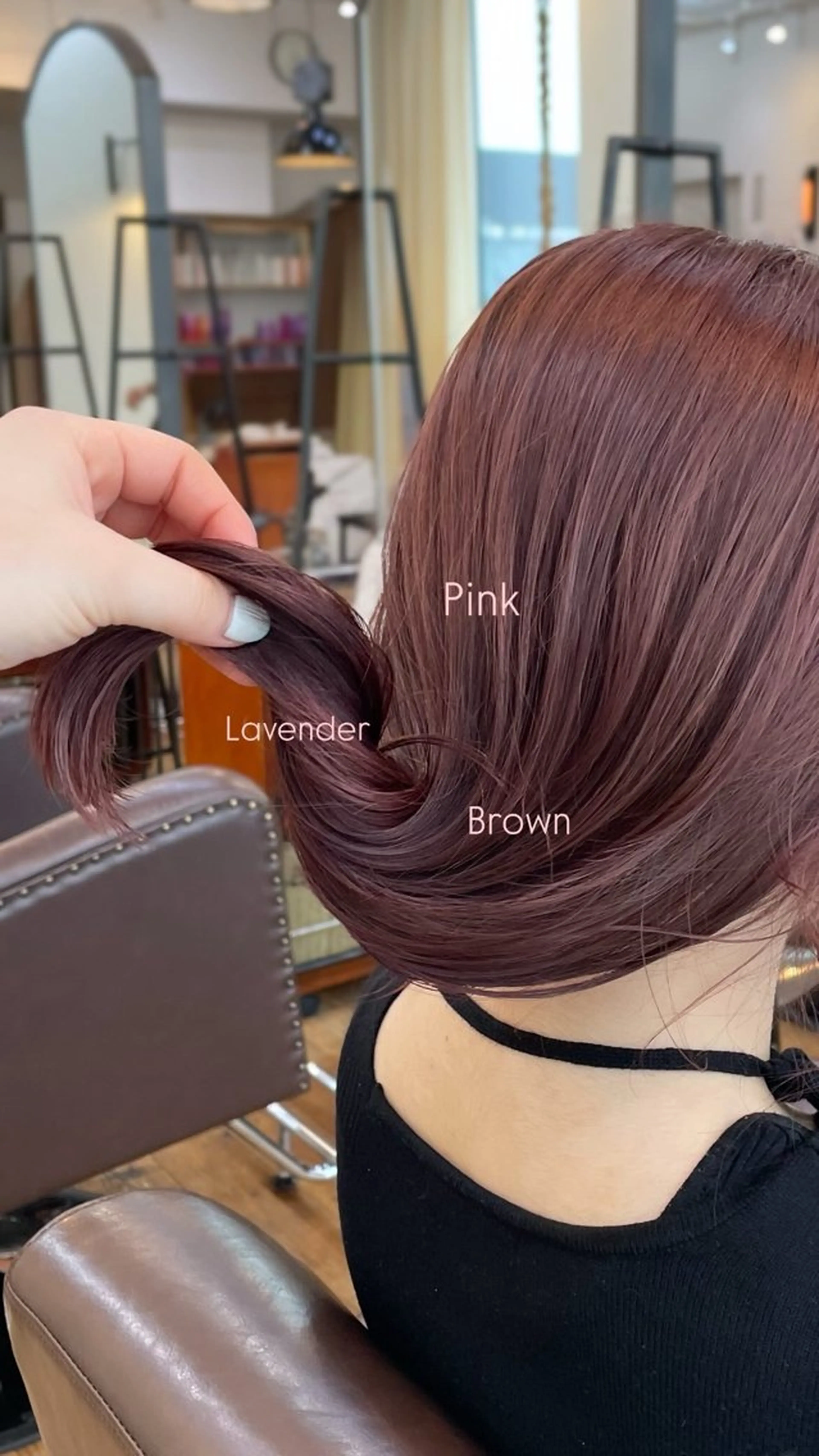 ミディアム カラー ヘアカラー kahona/カラー /パーマ/銀座のヘアスタイル