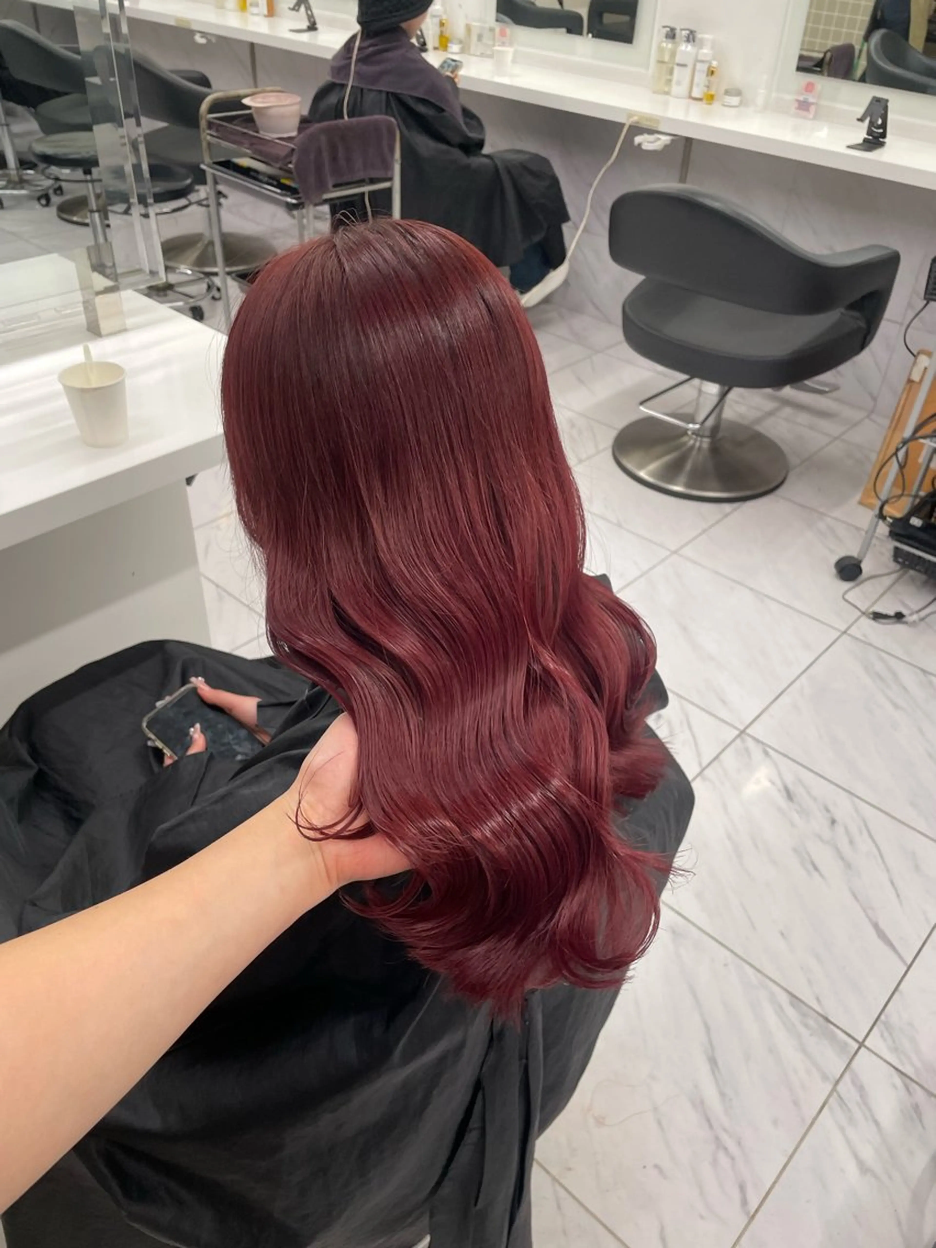 ロング カラー ヘアアレンジ ヘアカラー トリートメント ヘアセット 💗横浜美容室 💗HARUNAのヘアスタイル