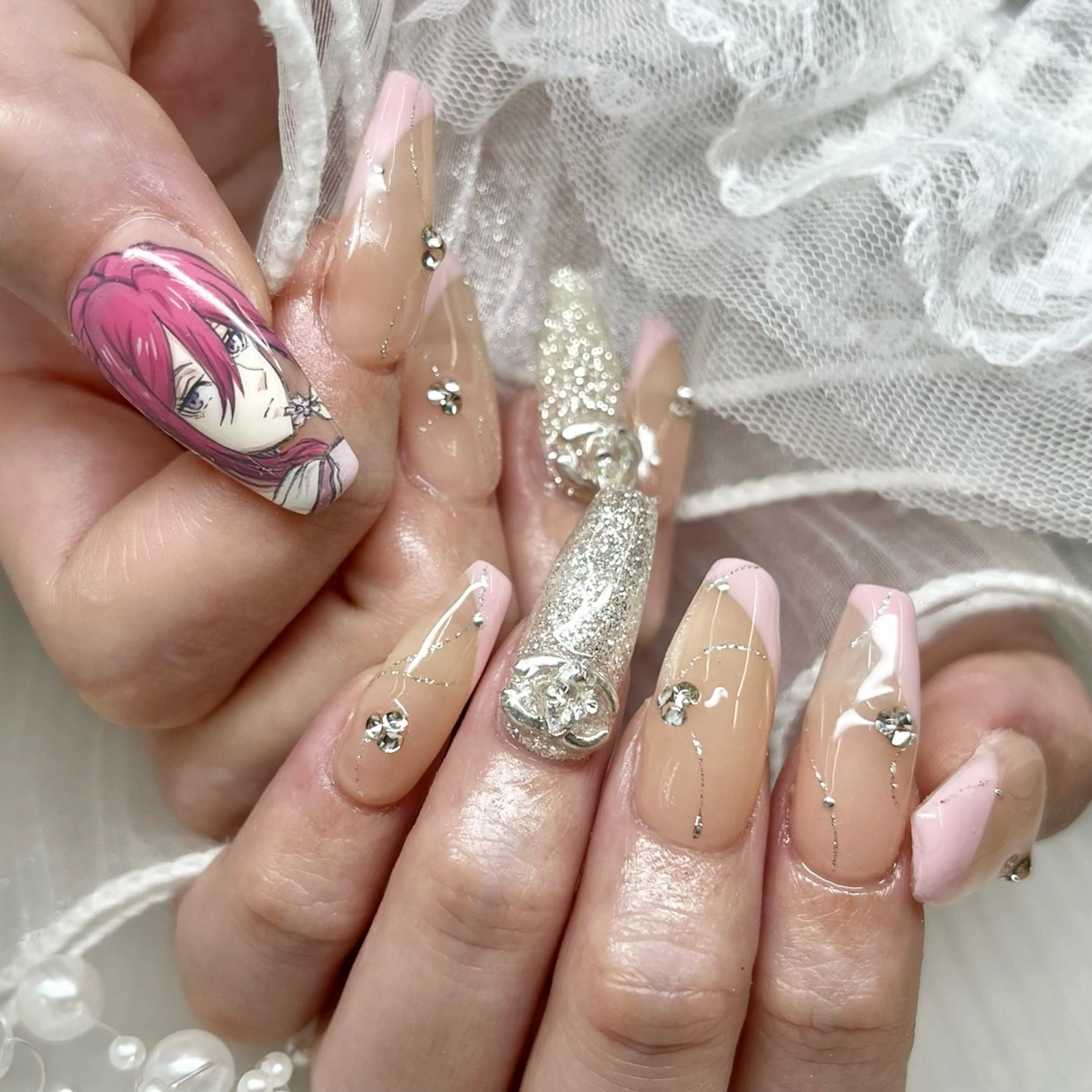 ネイル ハンドネイル 池袋痛ネイル Nok. 渡辺のネイルデザイン