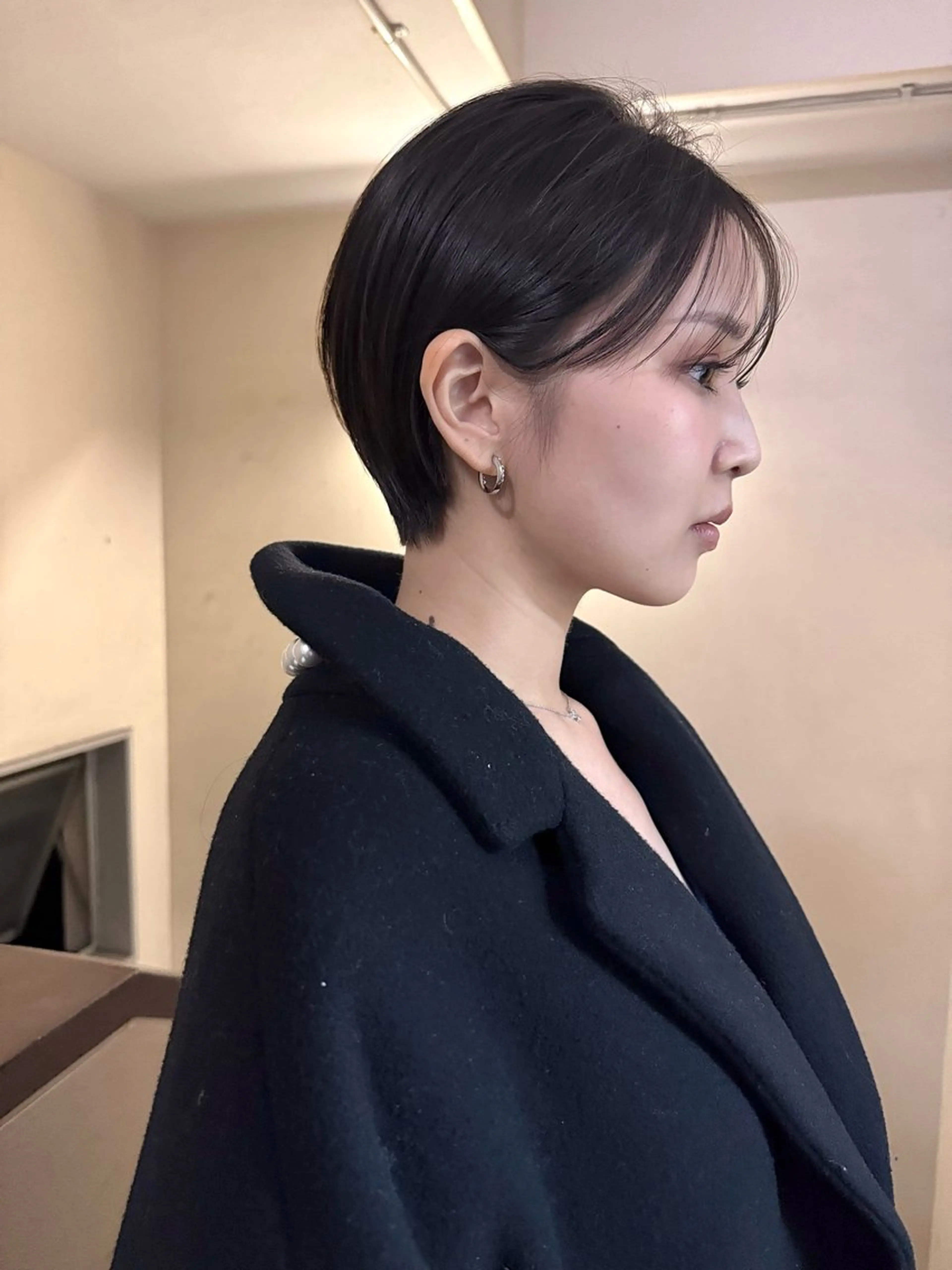ショート ヘアアレンジ 丸山渉/表参道 レイヤーボブのヘアスタイル