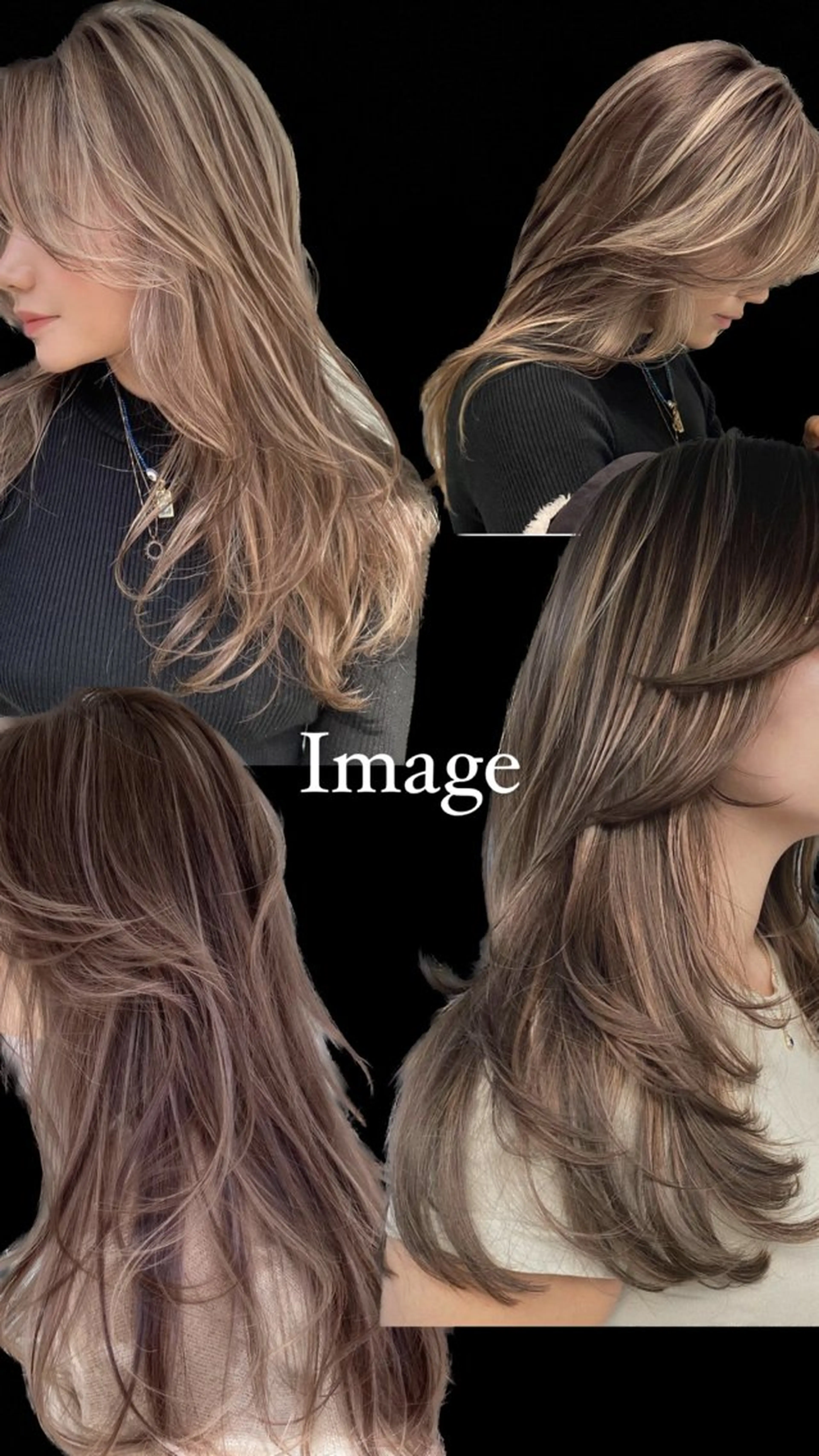 ハイライトカラー/外国人風/ヘアスタイル撮影あり📸/プル艶トリートメント、シャンプーブロー込みの写真