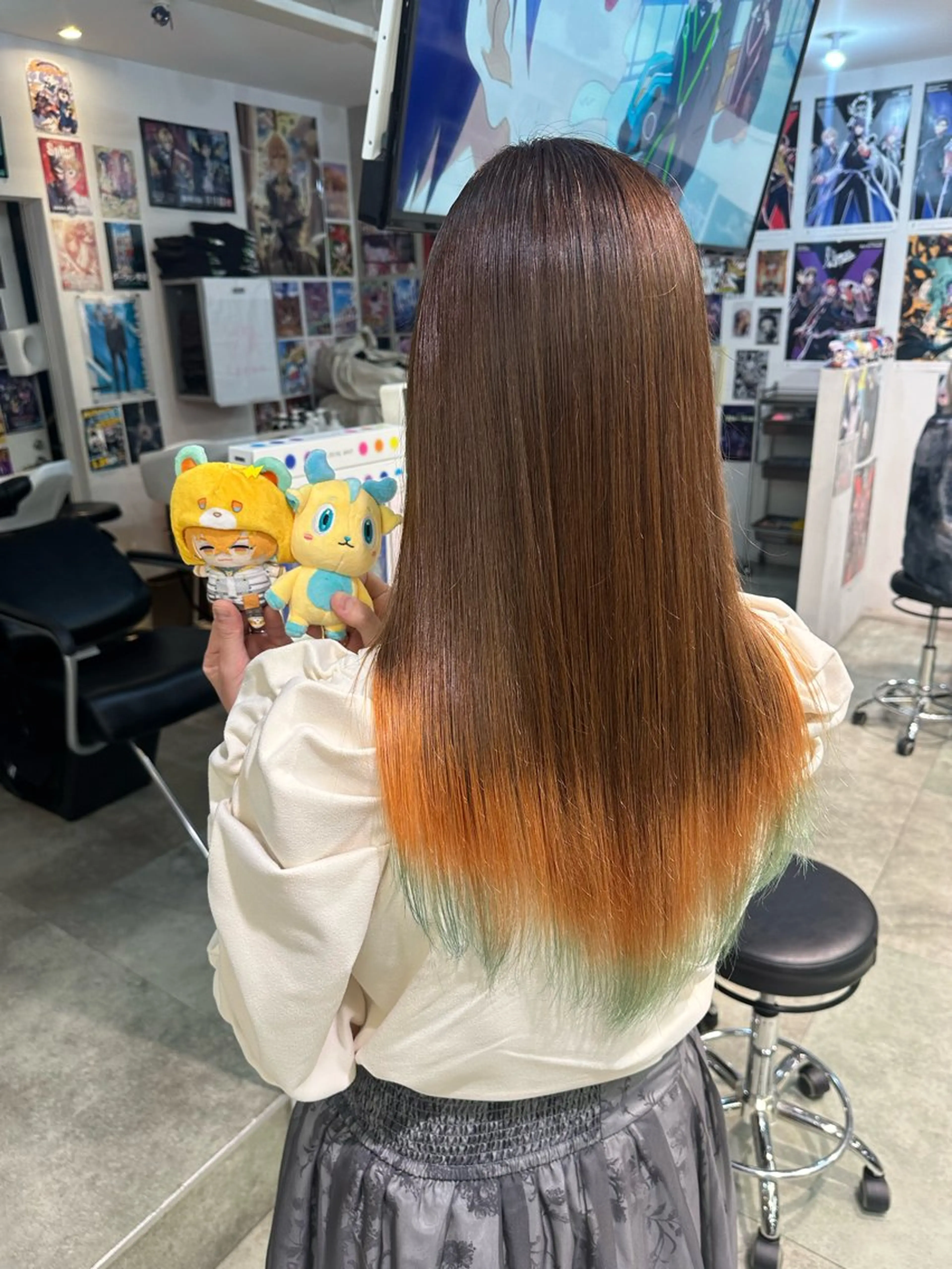 ロング カラー あらげ 🌈推しカラー🌈ᵕのヘアスタイル