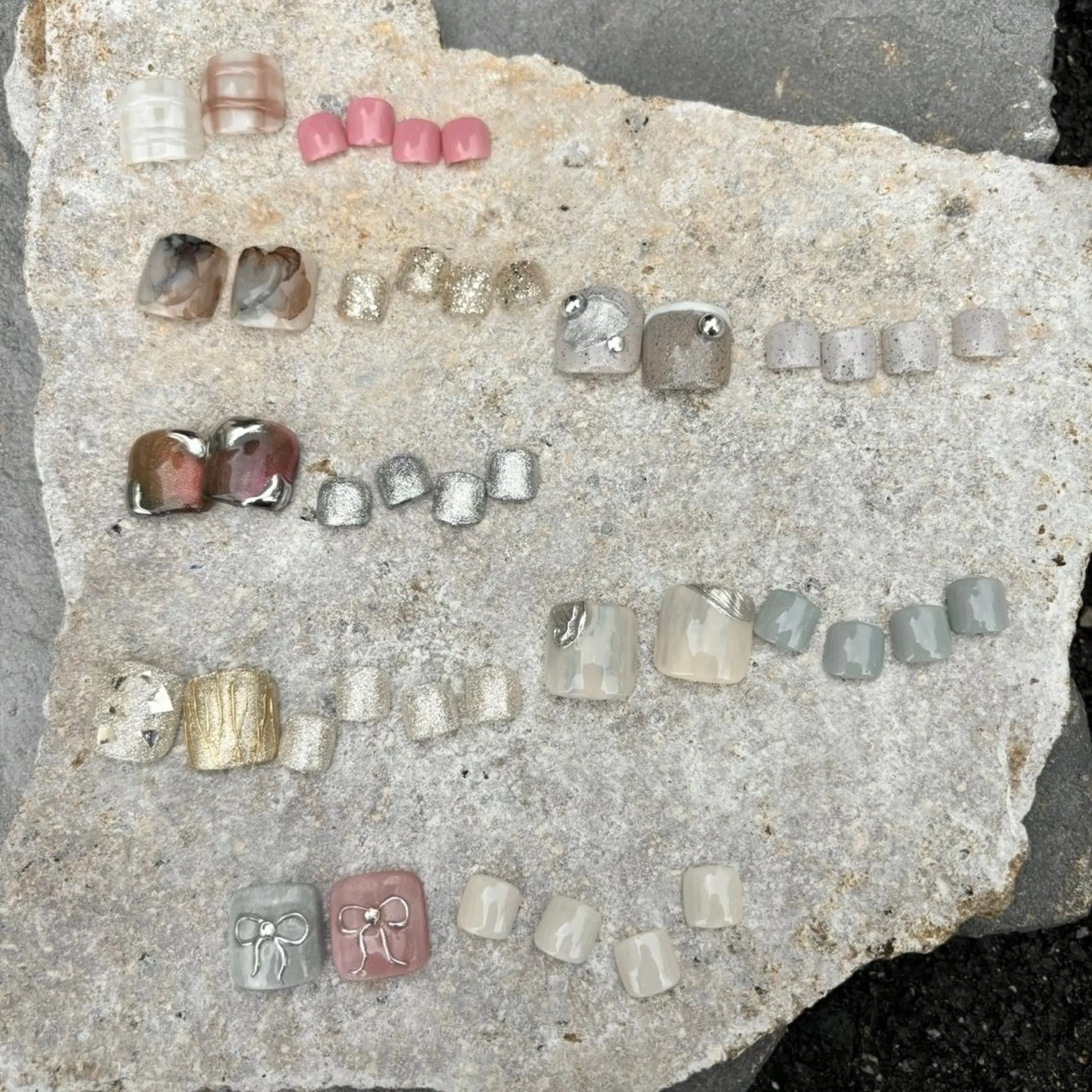 ネイル フットネイル maimai　W 【放出店】のネイルデザイン