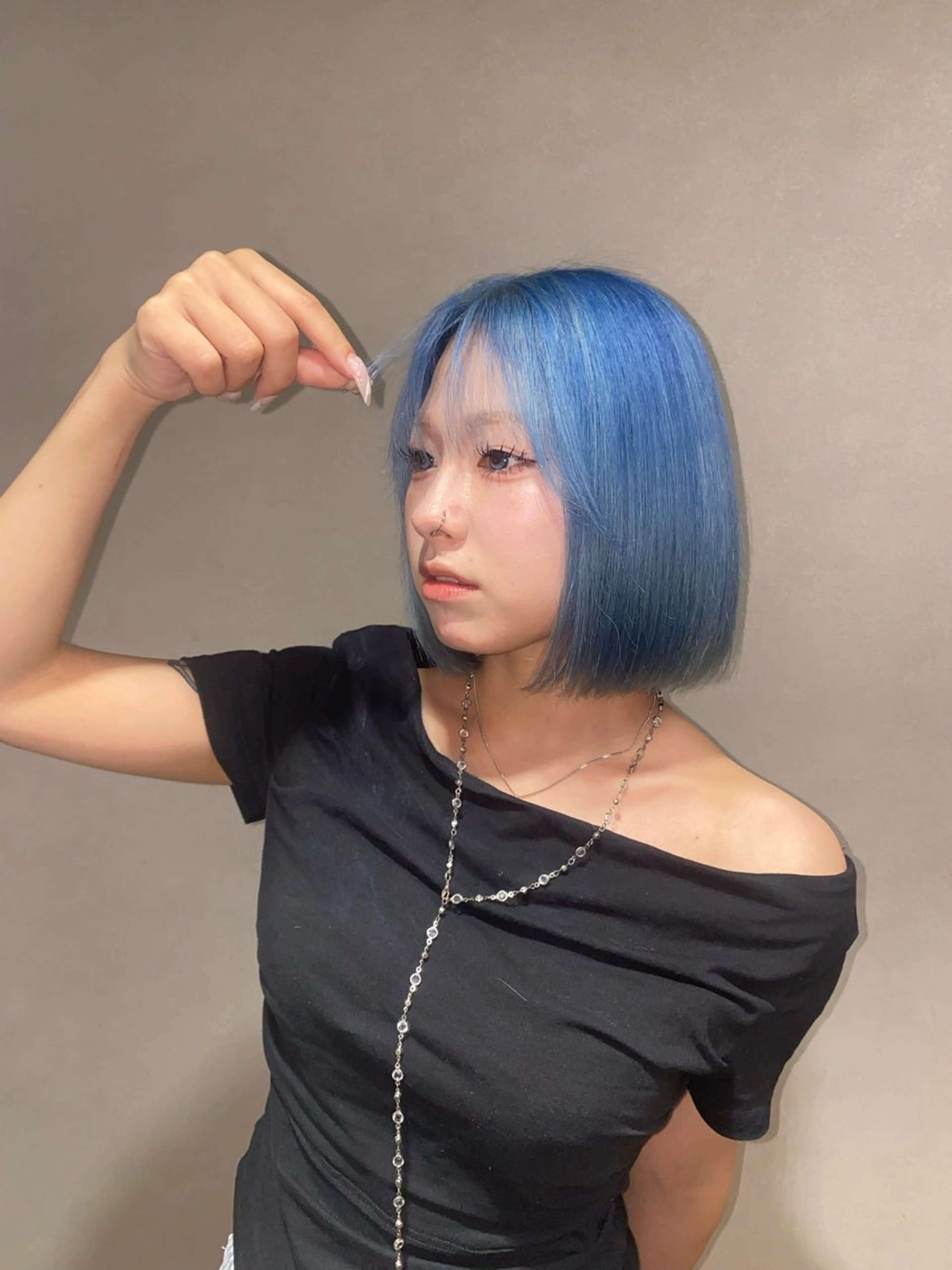 ショート ヘアカラー MIREI /韓国風 ショート/大阪美容室のヘアスタイル