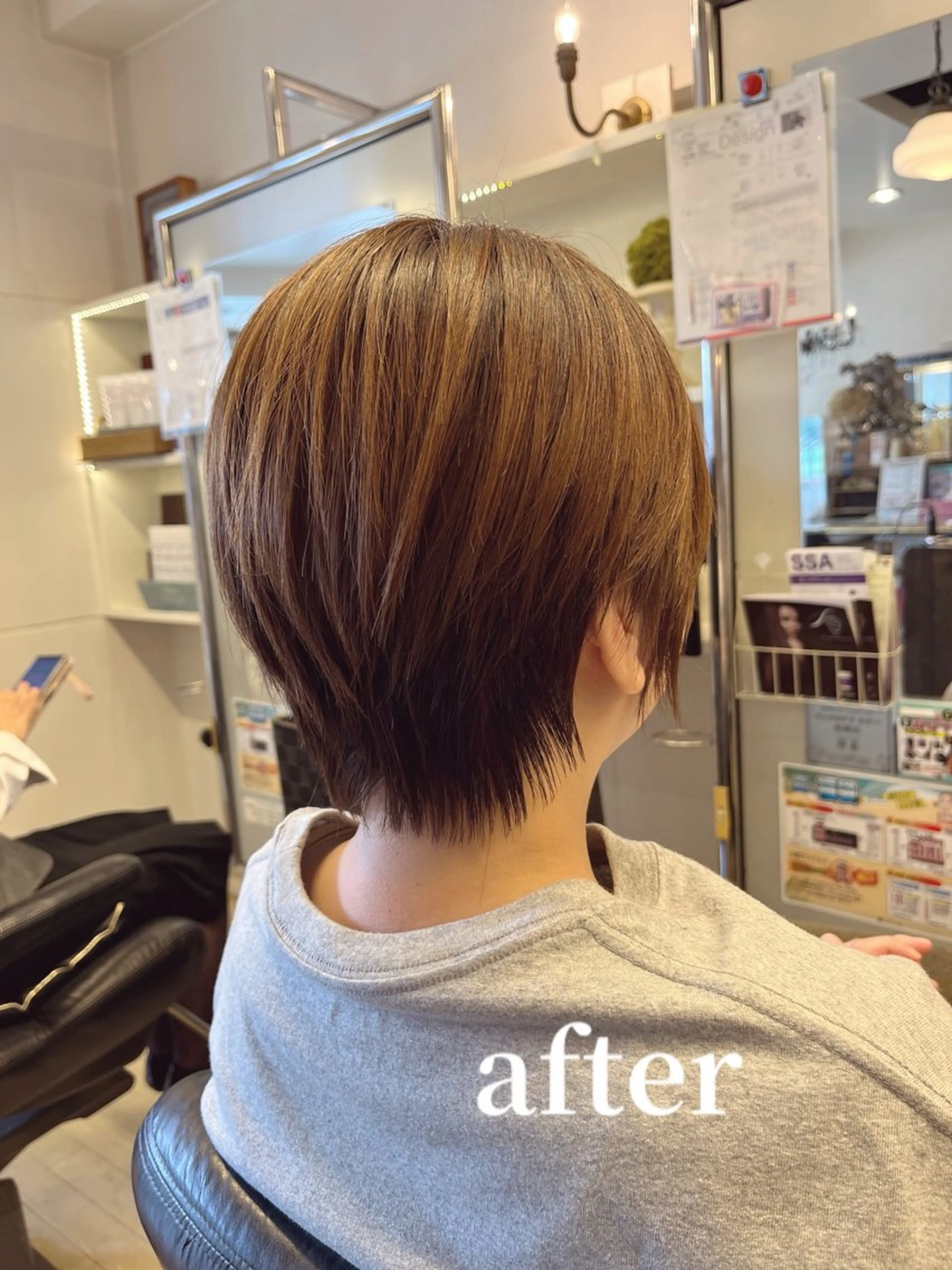 ショート カット トリートメント 矢崎 身江子のヘアスタイル