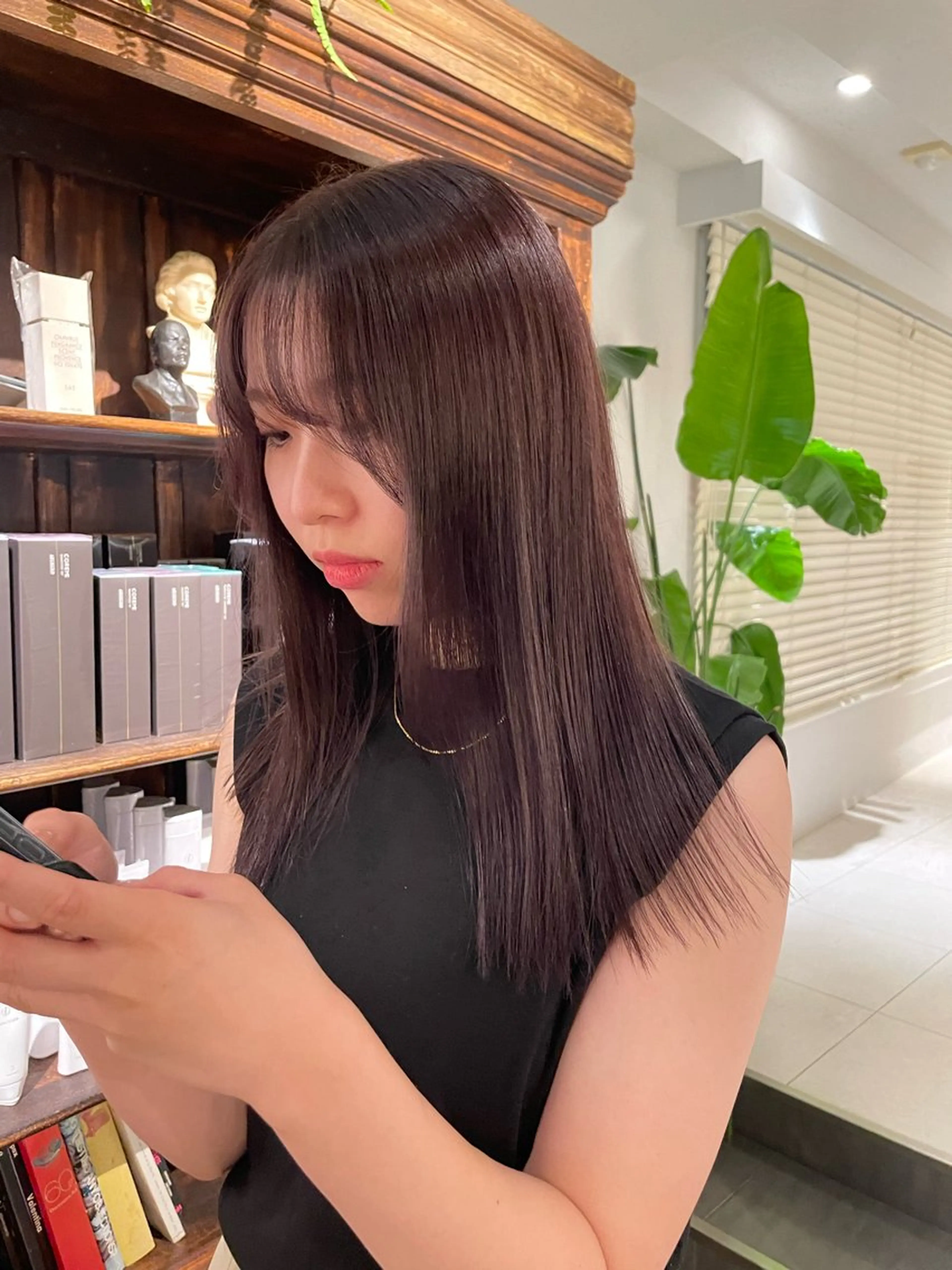 ロング カラー カット ヘアカラー トリートメント 🍃透明感/デザイン 店長MASARU🍃のヘアスタイル