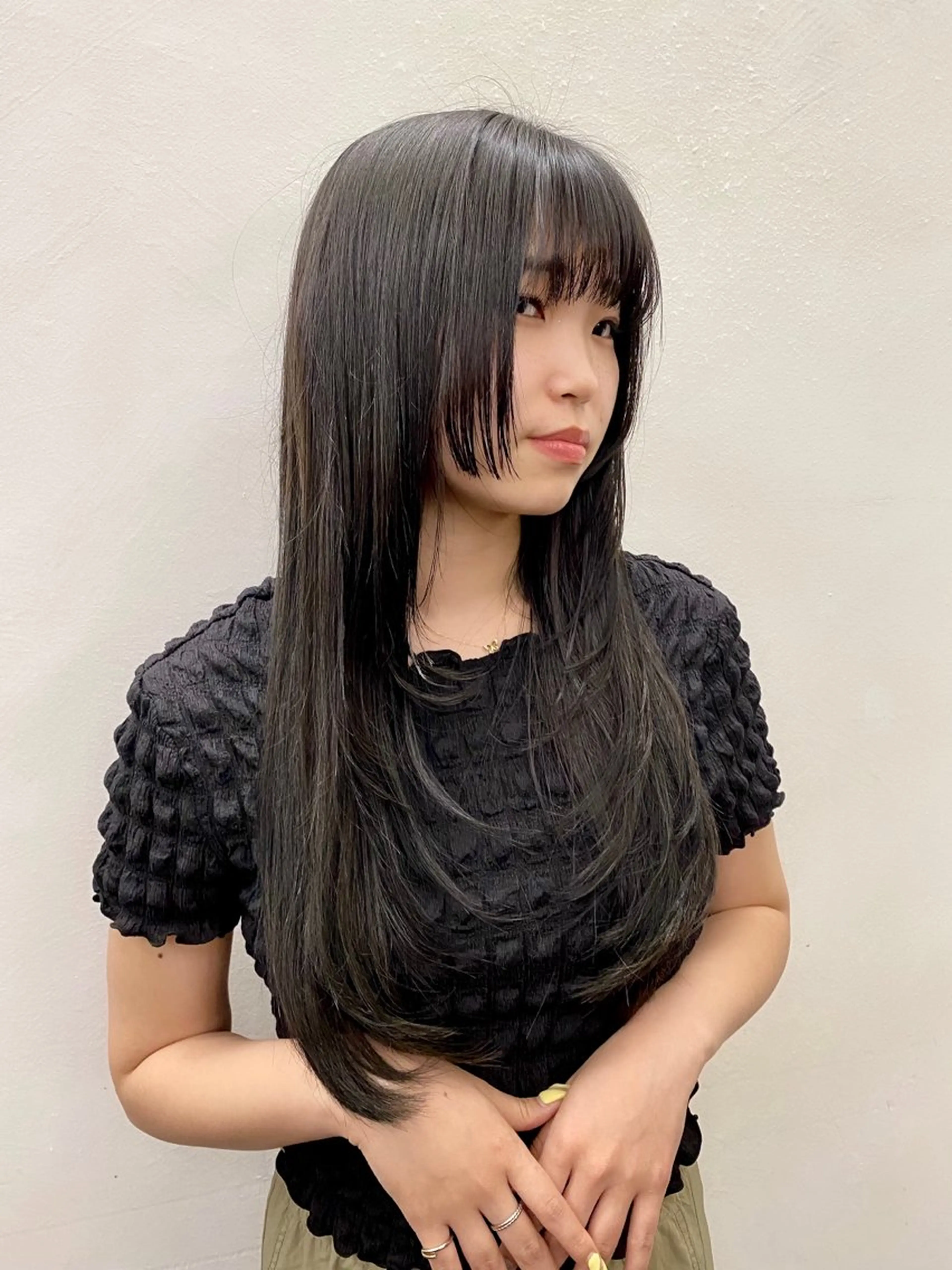 ロング カラー Paddle所属・似合わせレイヤー/ ニュアンスパーマ高倉のヘアスタイル