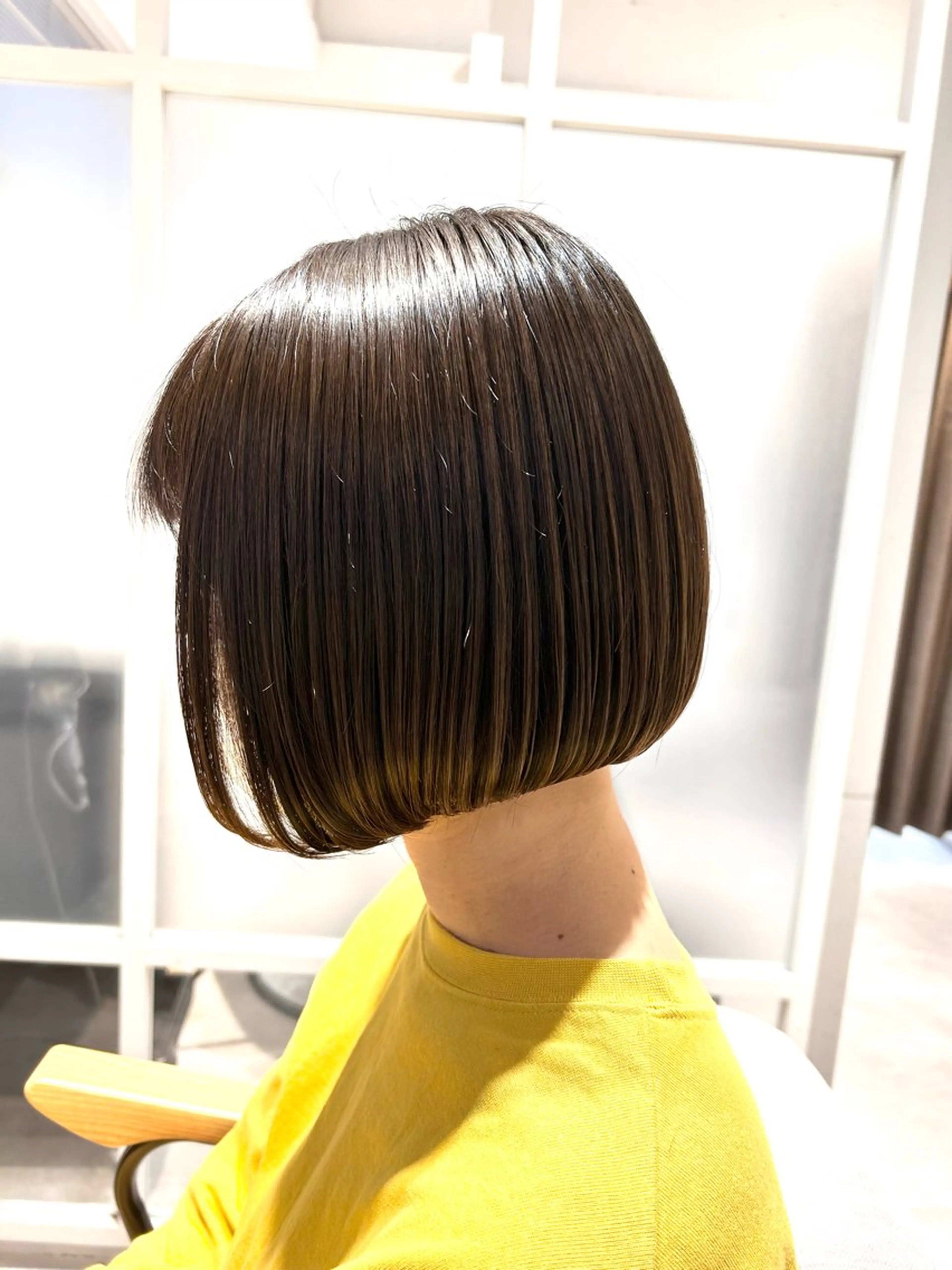 ショート カラー 似合わせボブ🫧 丸みショート藤本のヘアスタイル