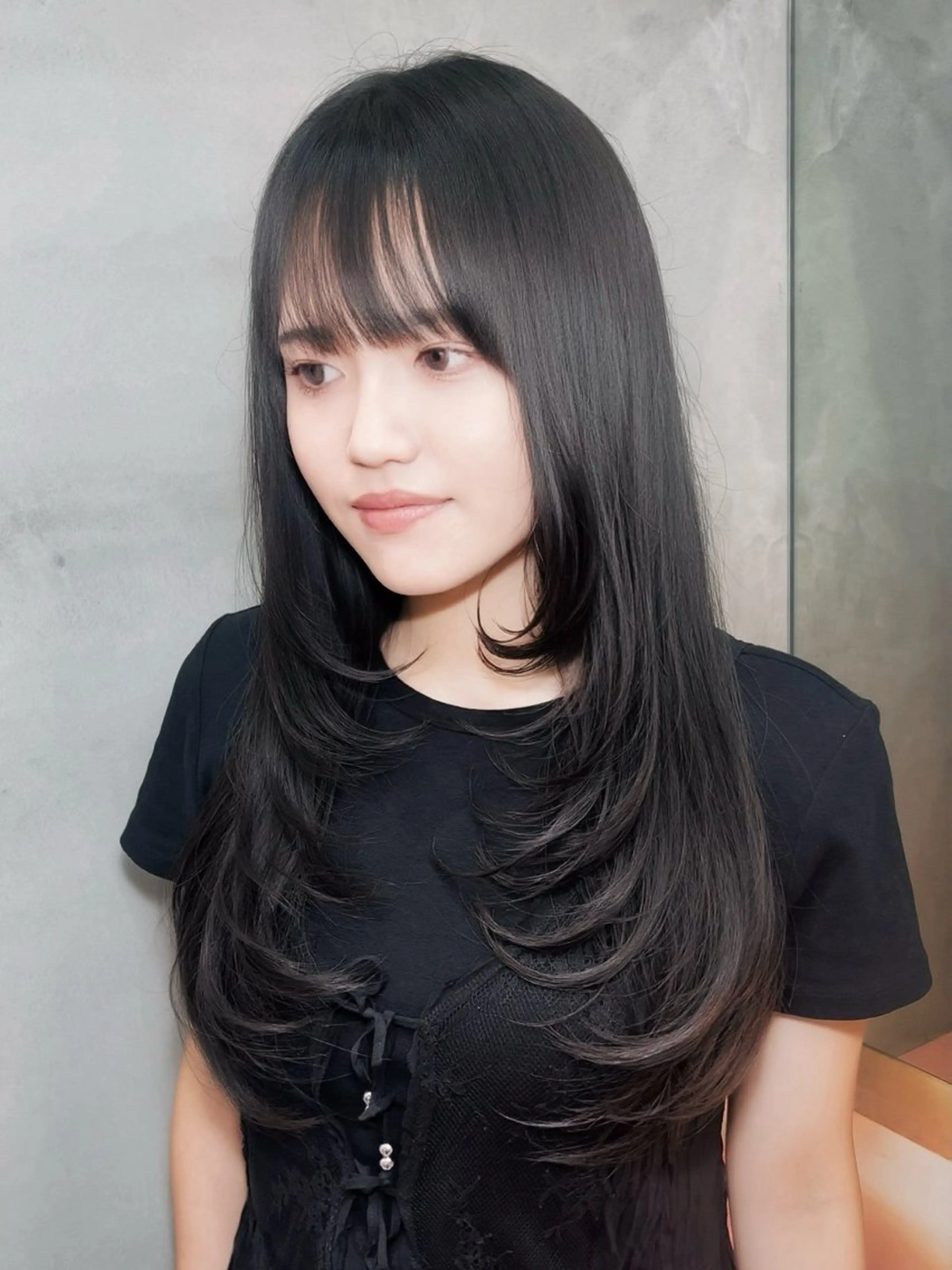 ロング ヘアカラー トリートメント Tiktok5.8 万人🔥HAOのヘアスタイル