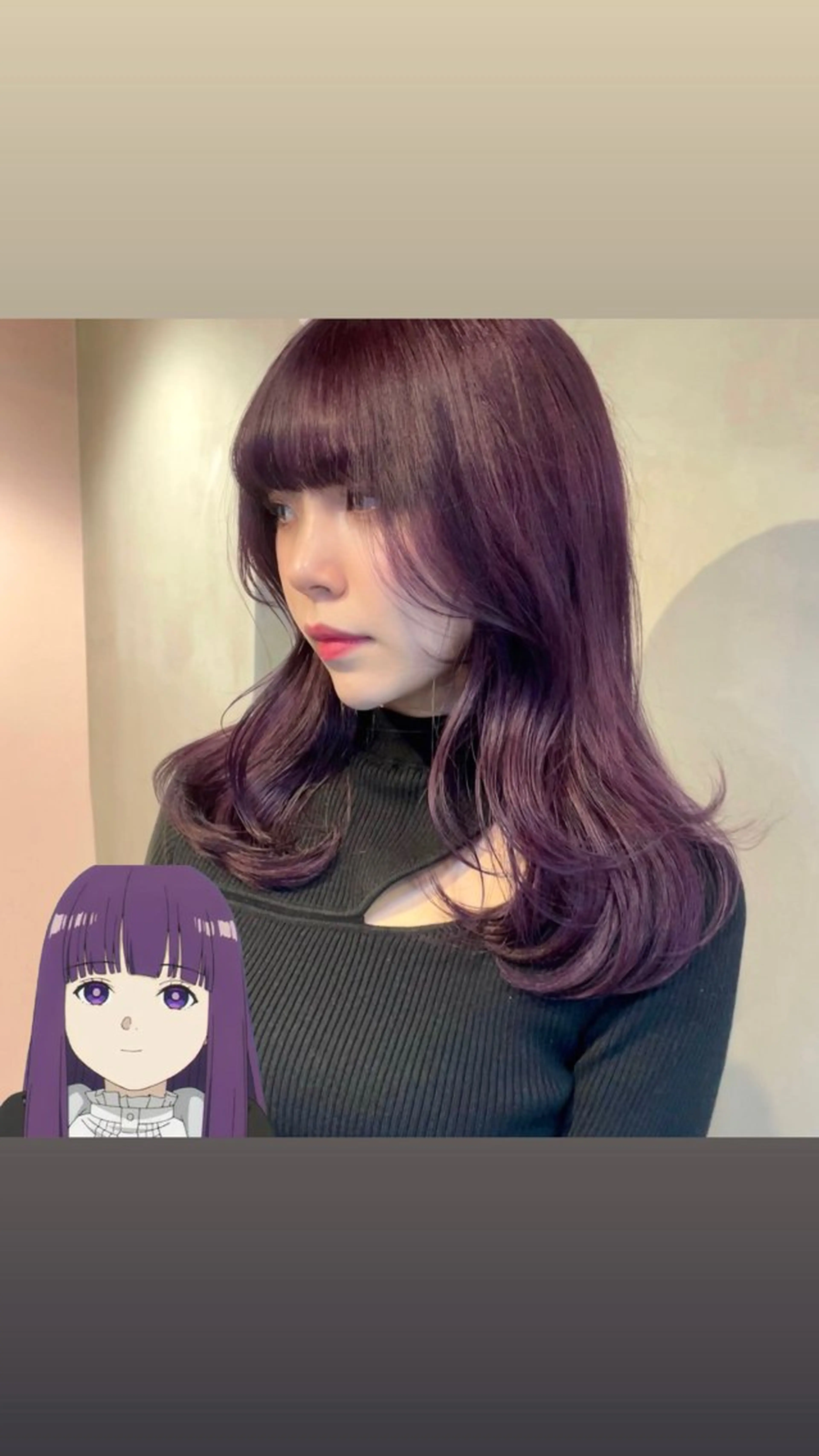 セミロング カラー ブリーチ ブリーチなしカラー カット ヘアカラー トリートメント カノン/透明感カラー /酸性ストレートのヘアスタイル