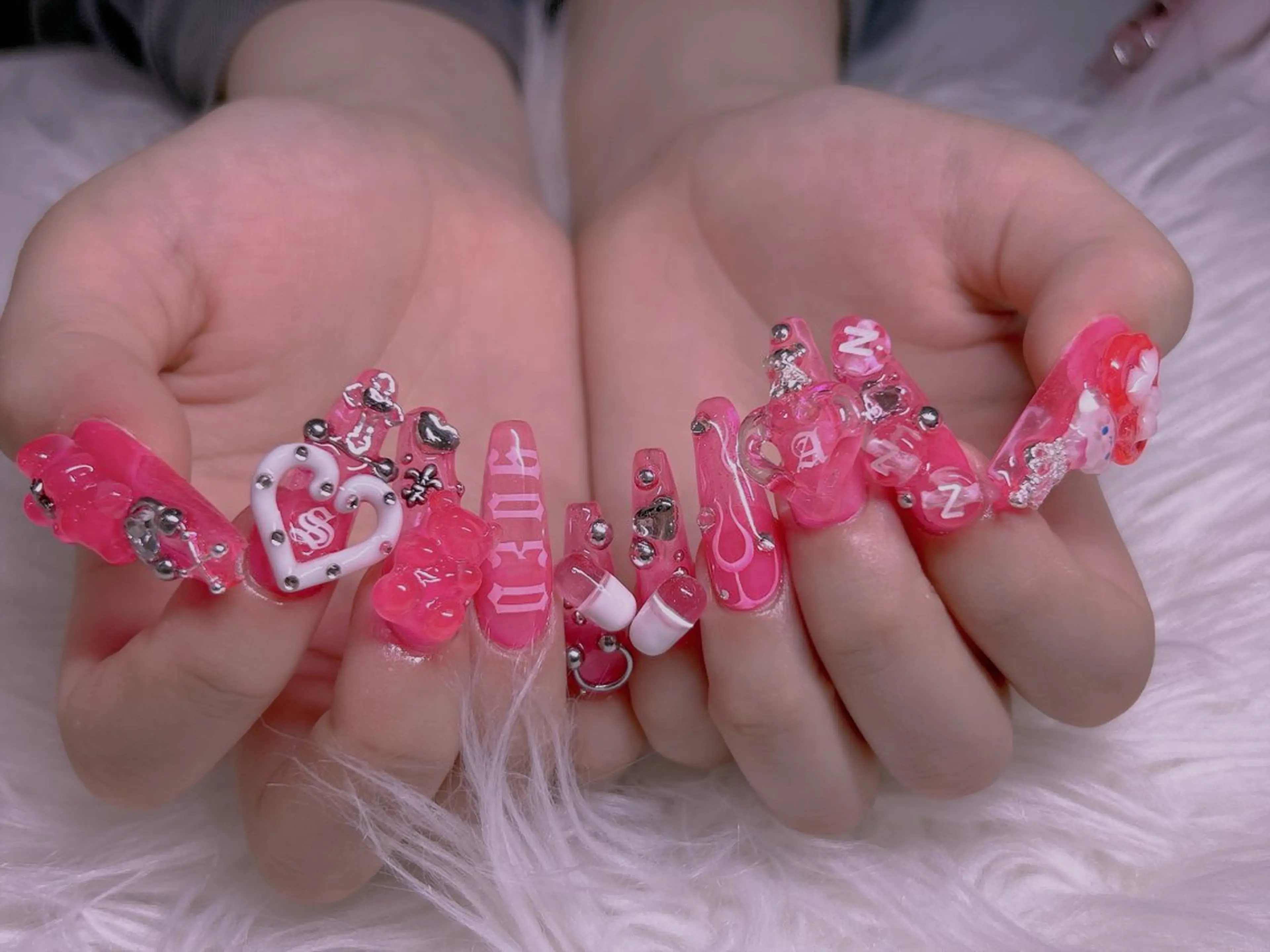 ネイル ハンドネイル 長さだし専門店 M2　rikaのネイルデザイン