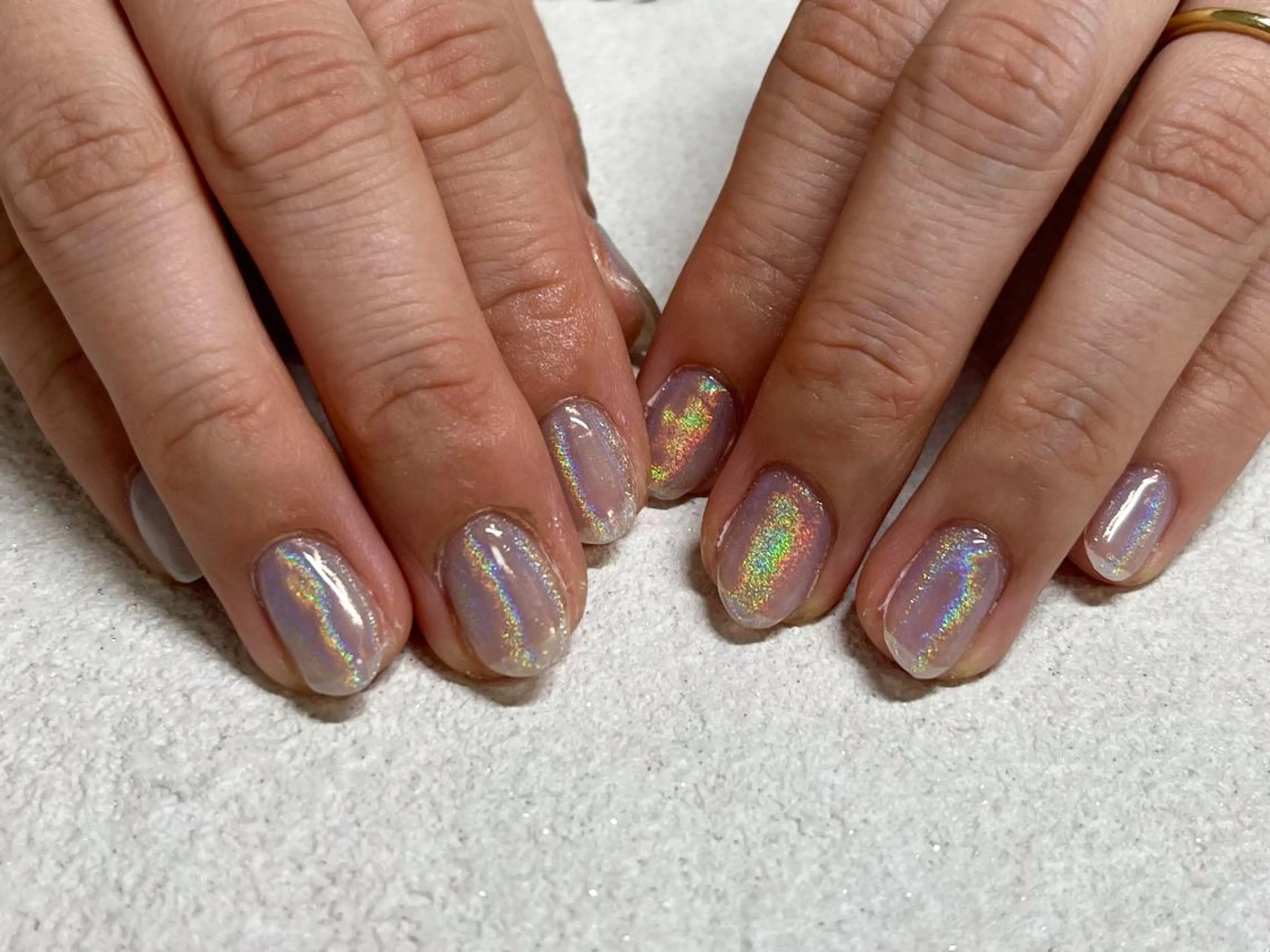 ネイル オーロラネイル フラワーネイル フットネイル フレンチネイル ジェルネイル mogunail &blowのネイルデザイン