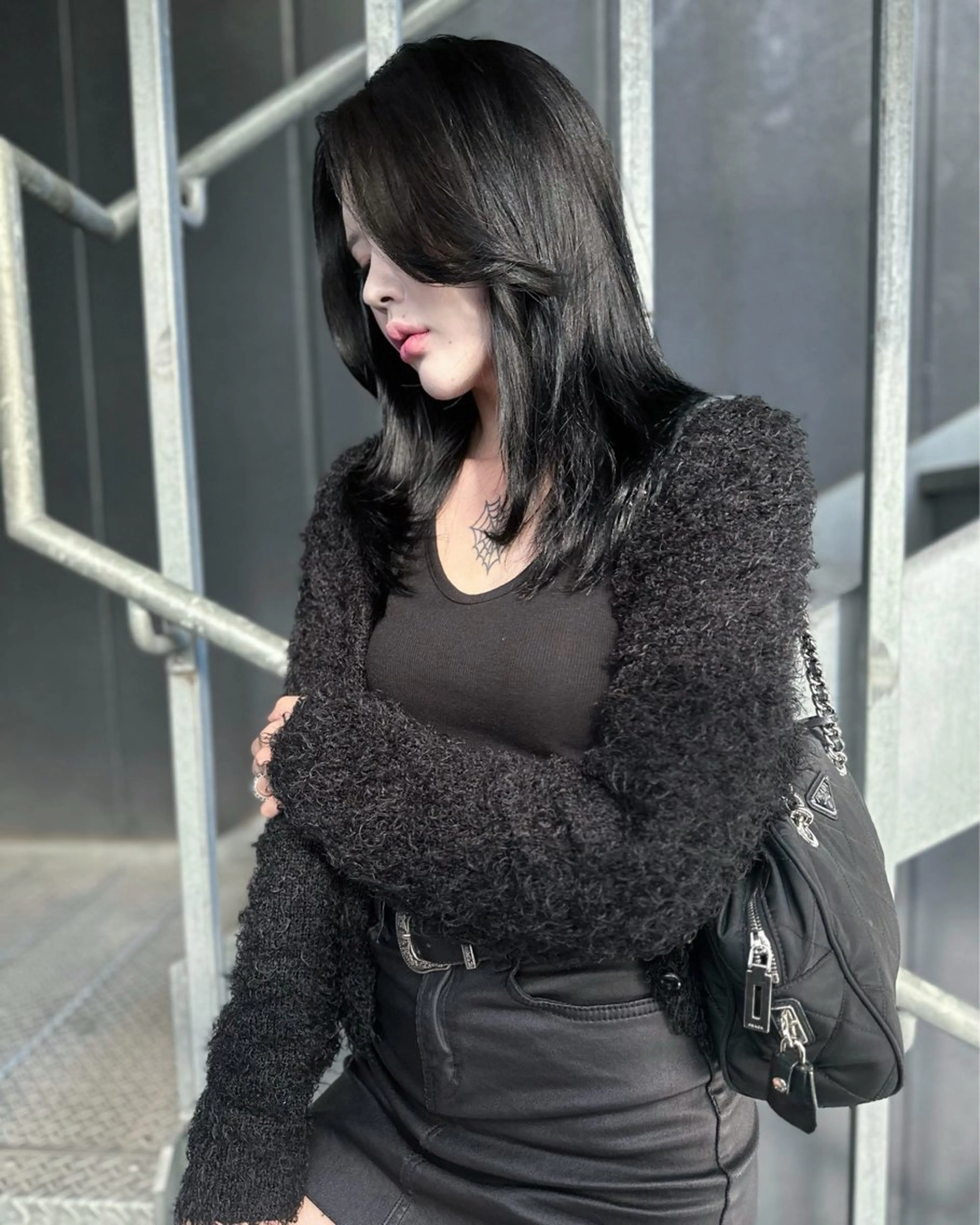 ミディアム カラー 透明感カラー 韓国風ヘア レイヤーカット ワンホン🎀韓国ヘア 💞渋谷/GAKUのヘアスタイル