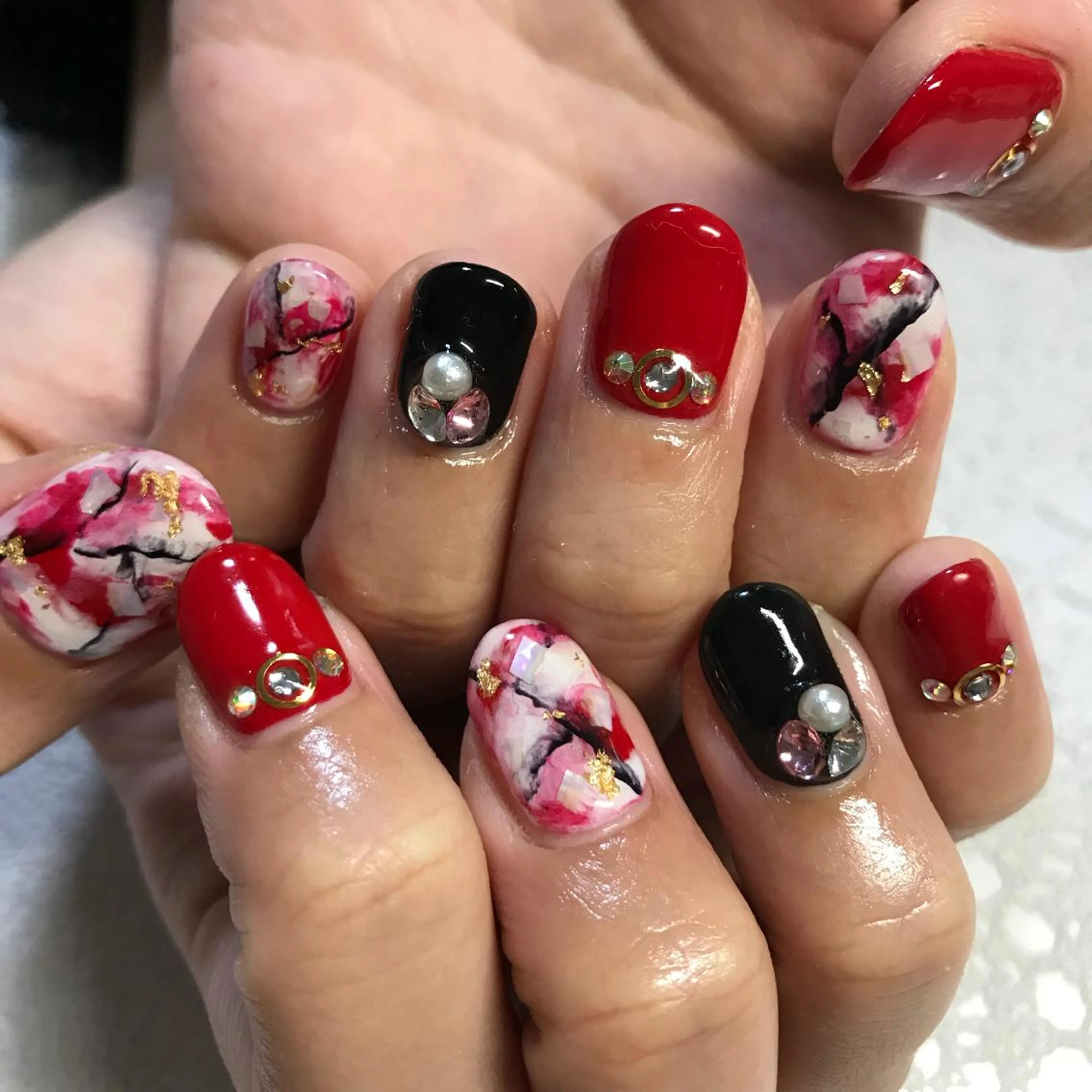 ネイル ハンドネイル フットネイル 菊地 里沙のネイルデザイン