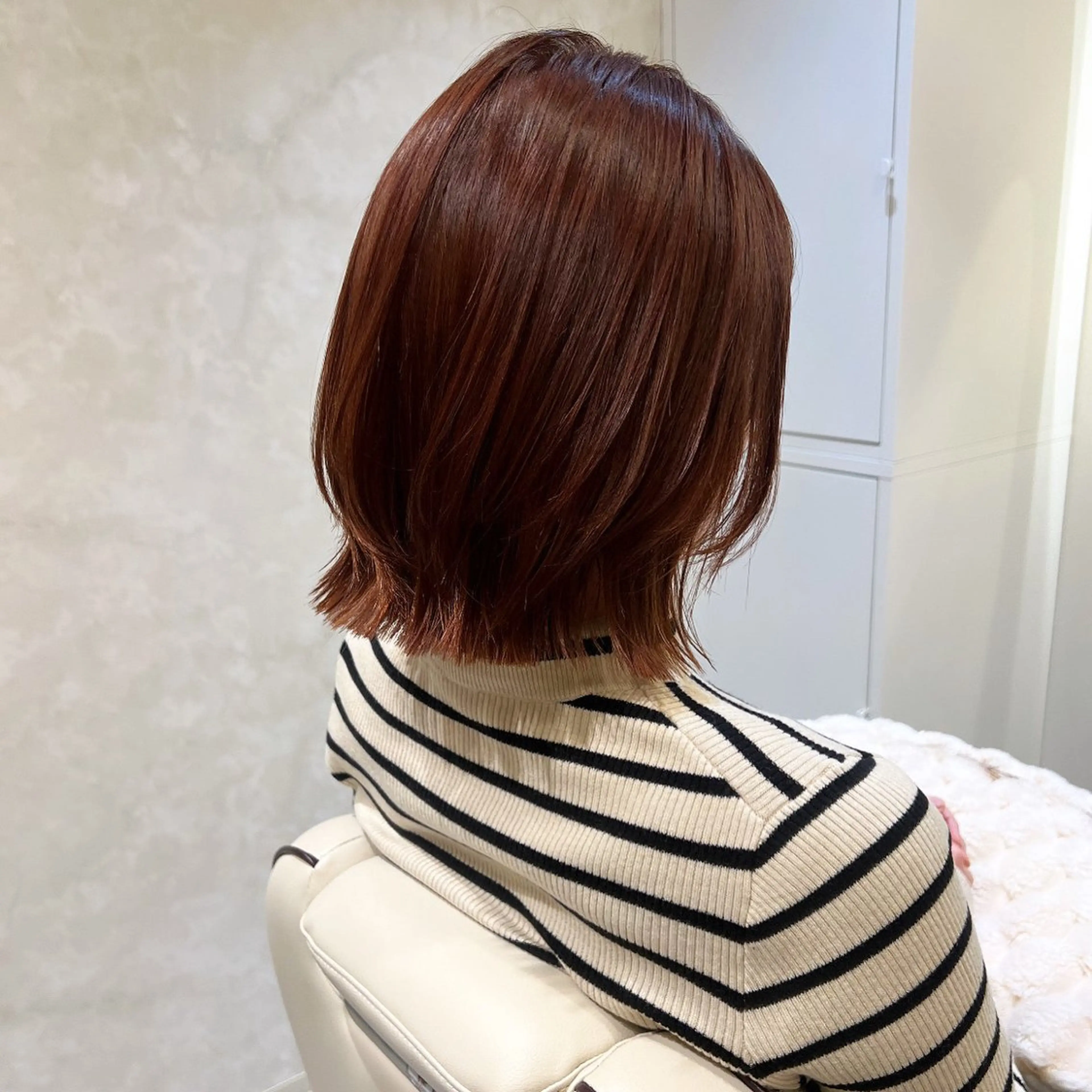 ミディアム ヘアカラー 🫧ツヤ髪個室美容室 安食茉莉🫧のヘアスタイル