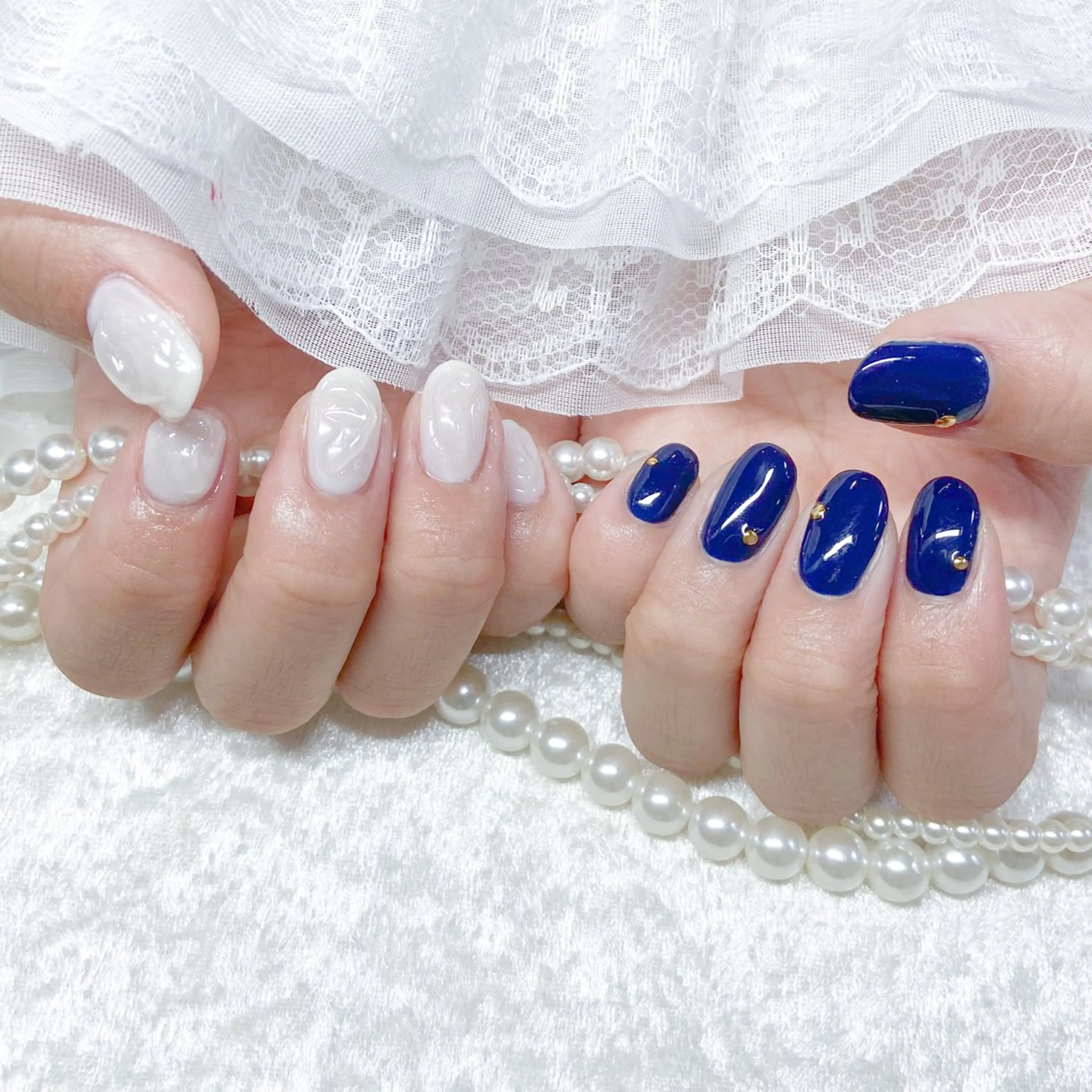 ネイル アートネイル 長さ出し フットネイル 韓国ネイル マグネットネイル ハンドネイル Kanako 💫のネイルデザイン