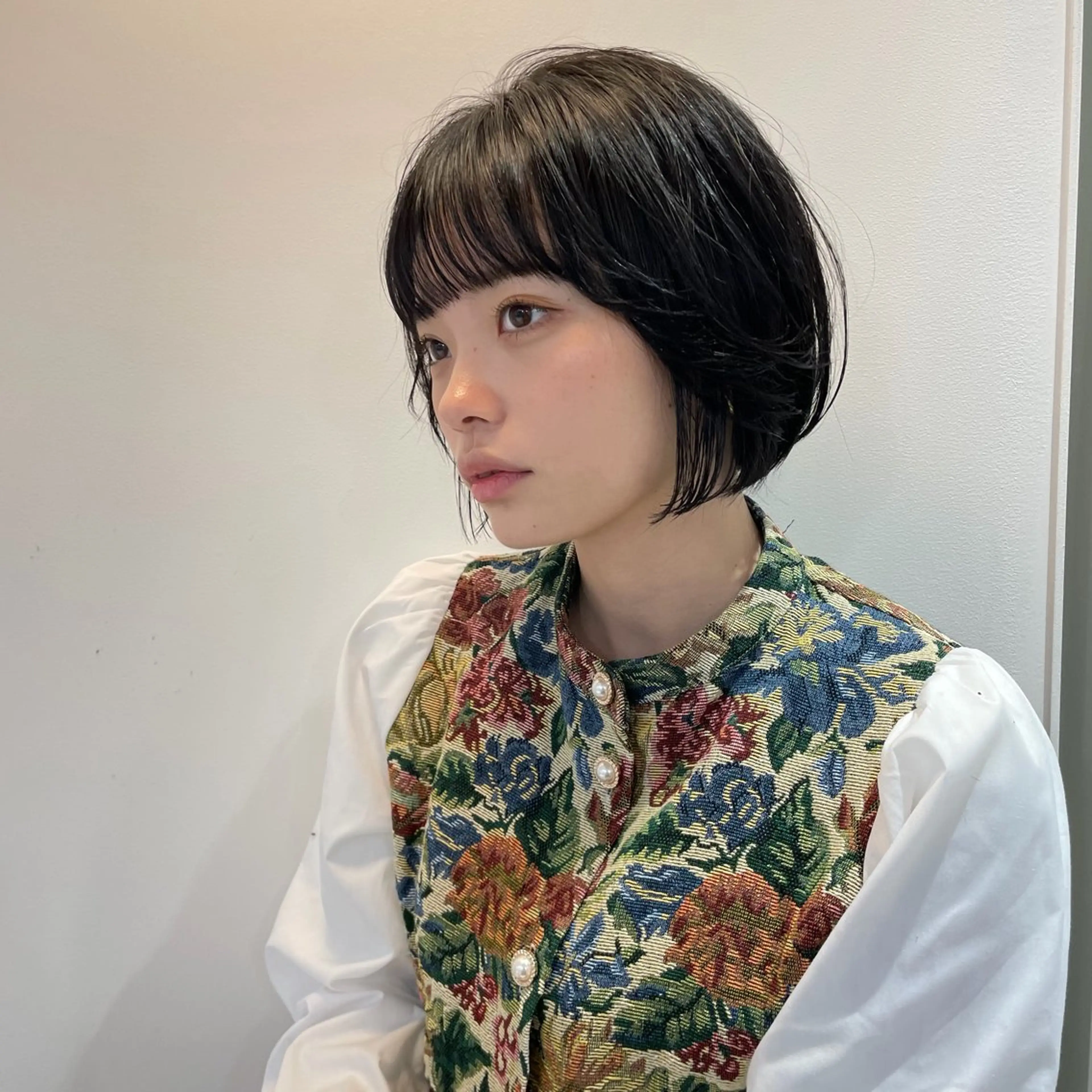 ショート カラー ボブ/ミルクティー /博多/DAI/店長のヘアスタイル