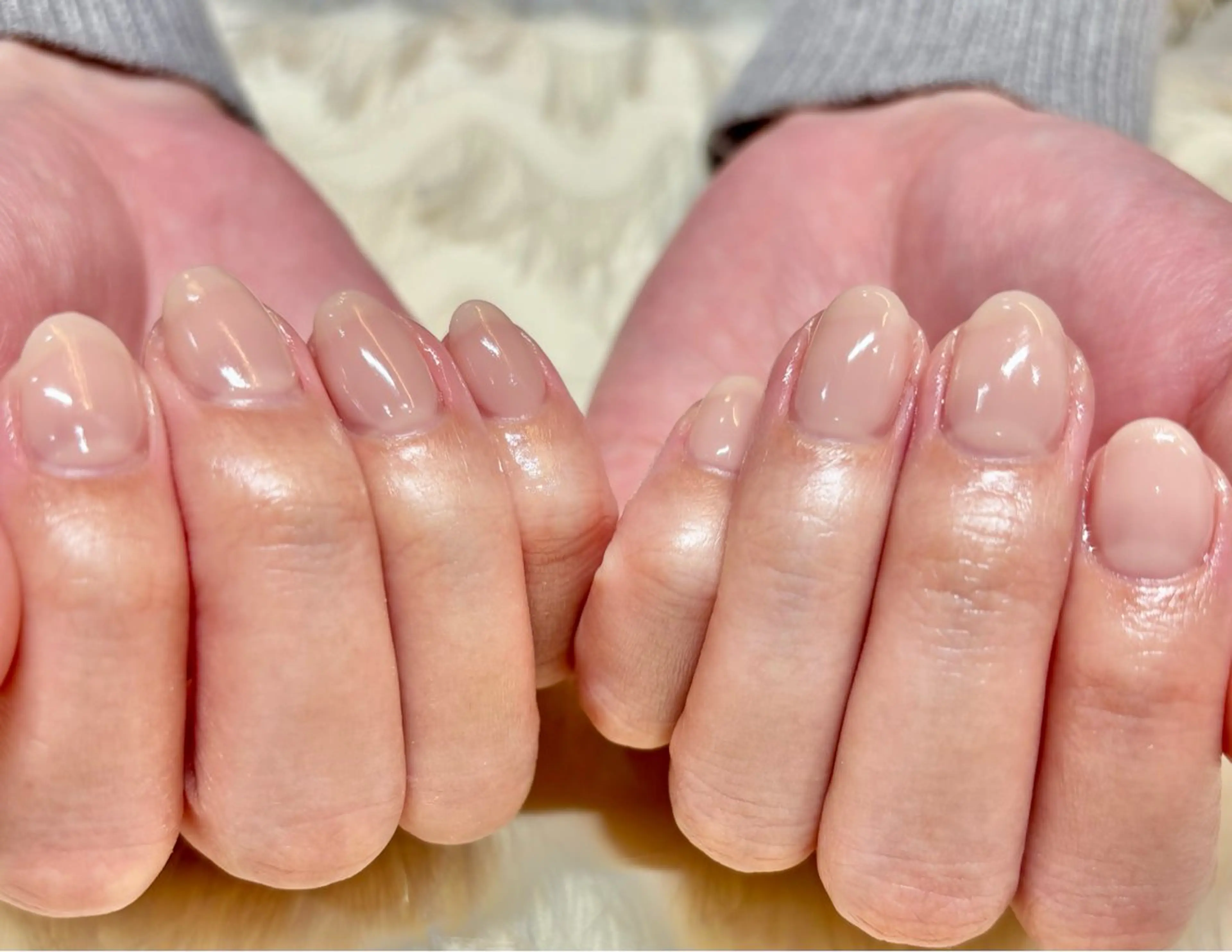 【パラジェル使用】ハンドネイルワンカラー(オフあり)追加料金でメニュー変更可◎の写真